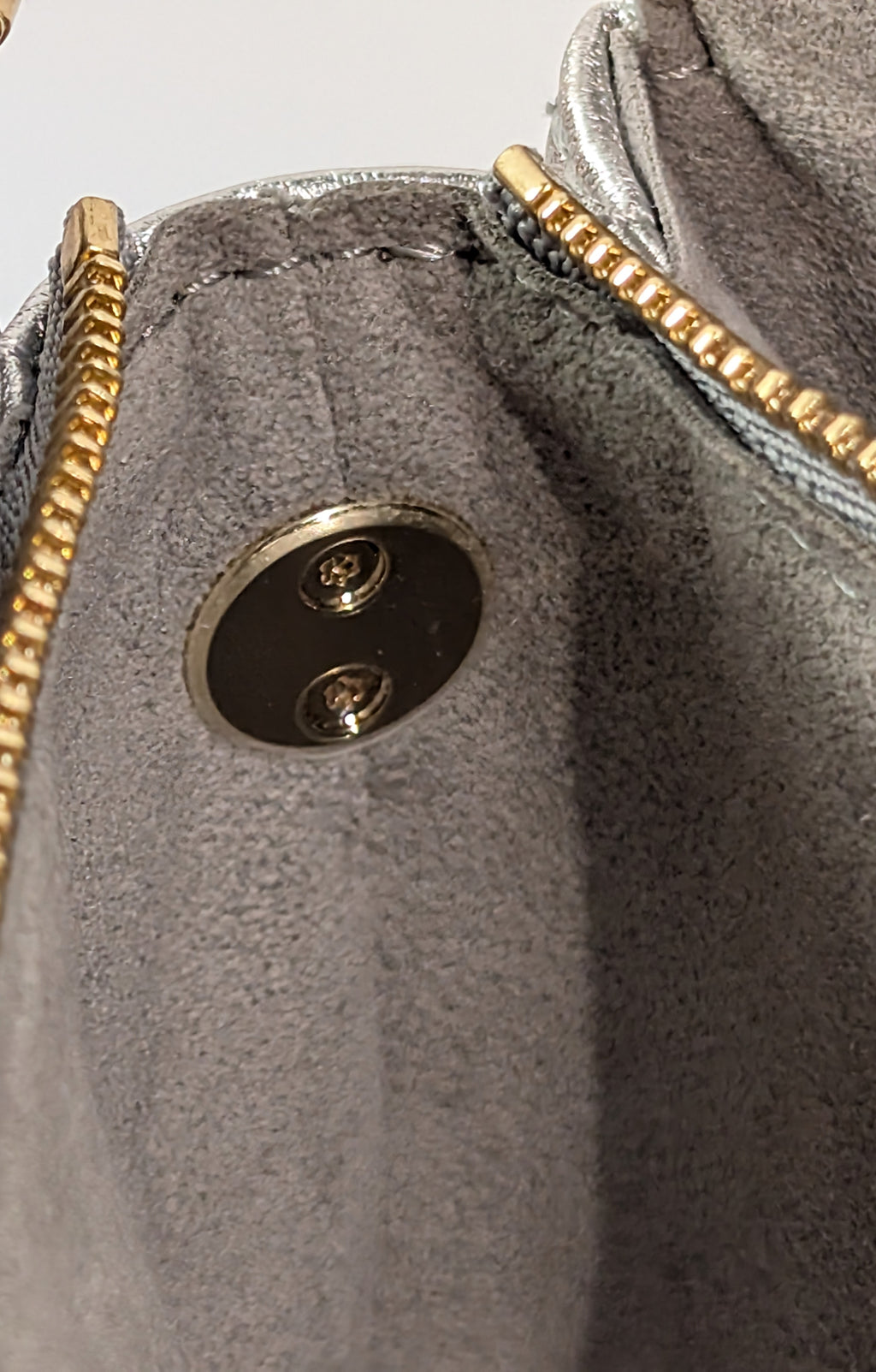 Louis Vuitton Iridescent Coussin Sequin and Silver Monogram Empreinte Bag