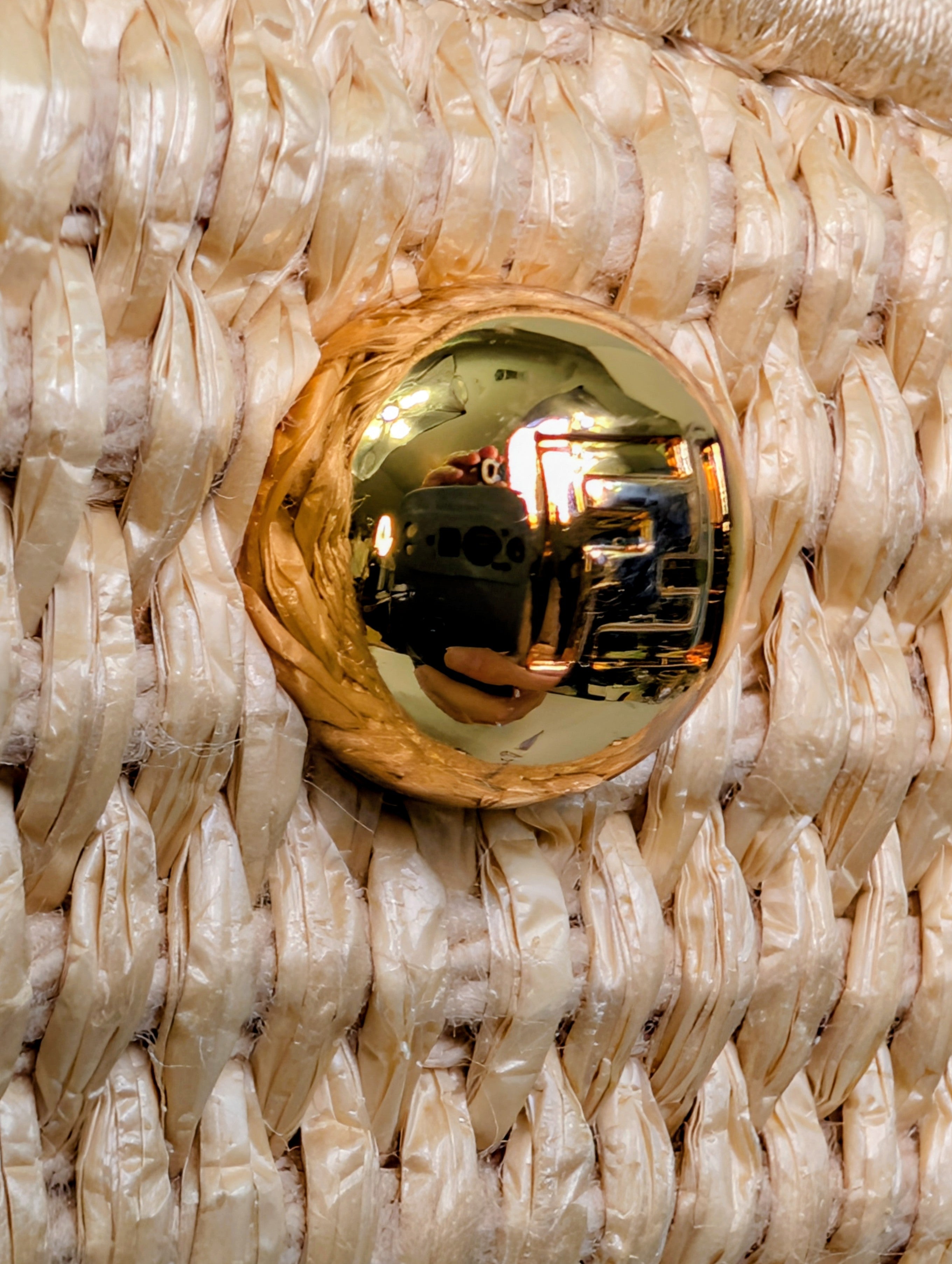 Fendi Step Out Straw and Canvas Bucket Bag with Rare Straps