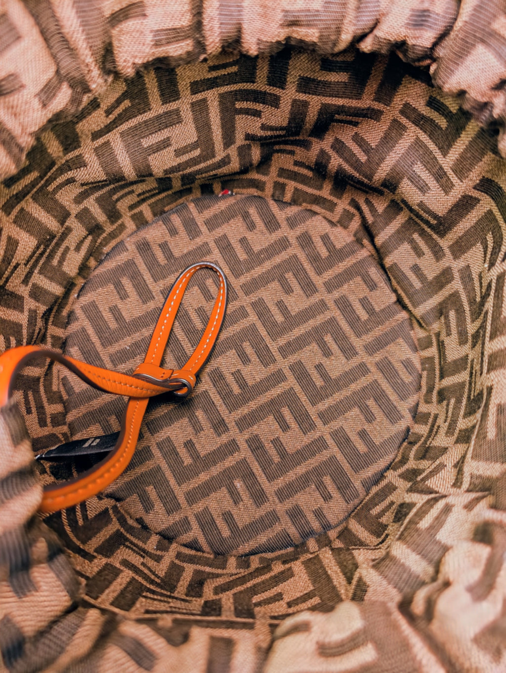 Fendi Step Out Straw and Canvas Bucket Bag with Rare Straps