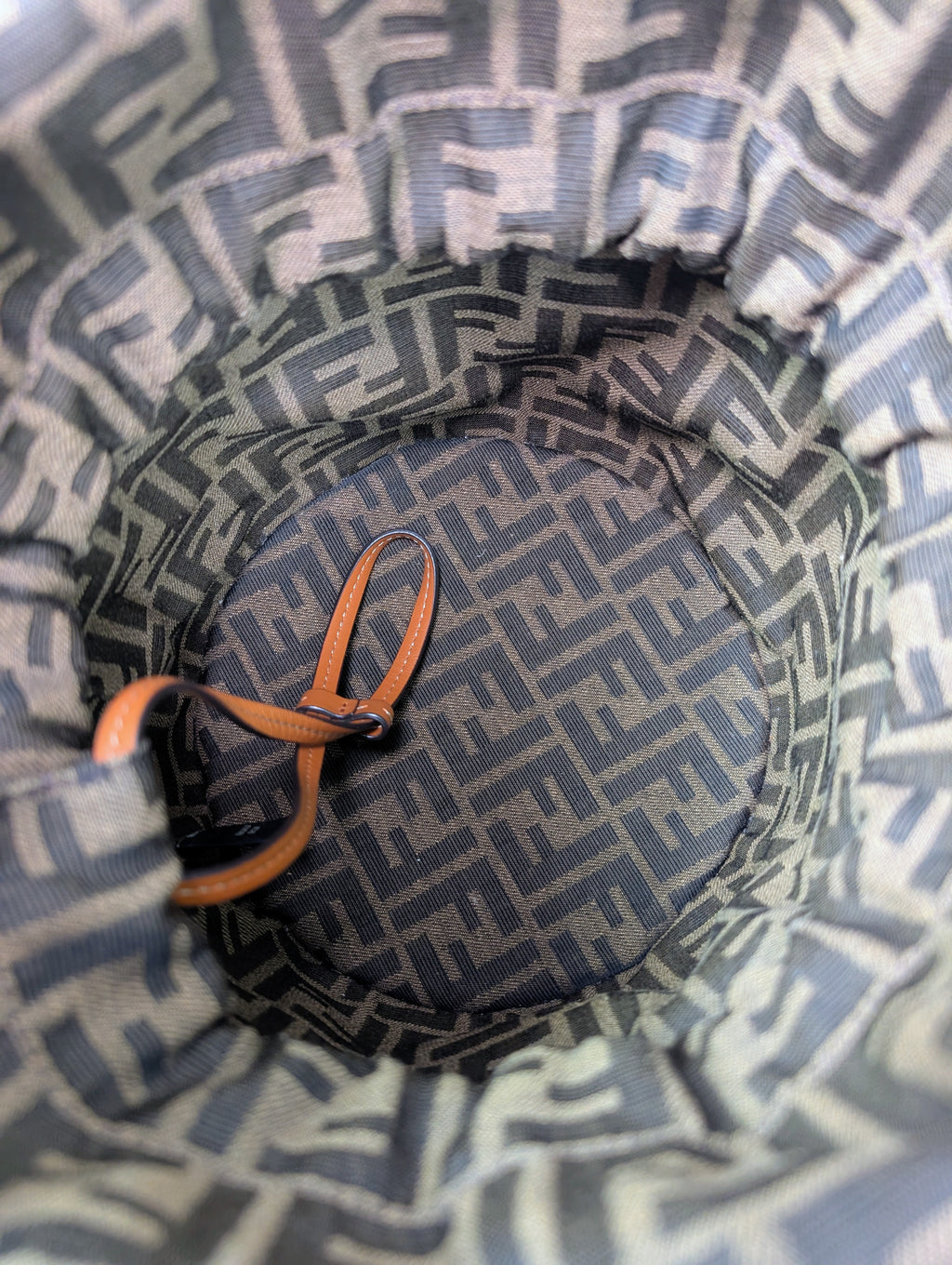 Fendi Step Out Straw and Canvas Bucket Bag with Rare Straps