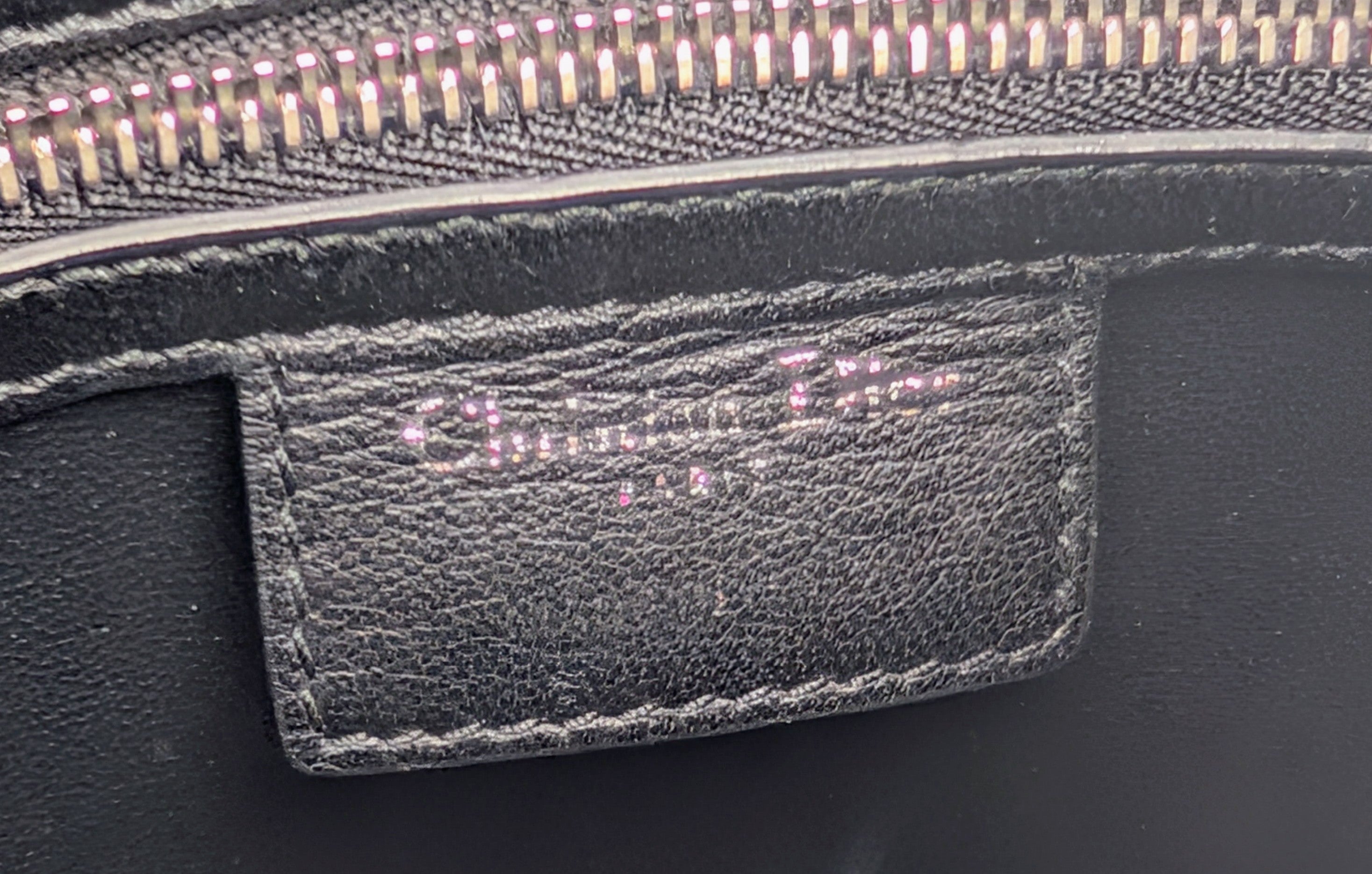 Dior Rare Black Lady Dior Multi-Color Sequined Art Collection Bag (Olympia Scarry)