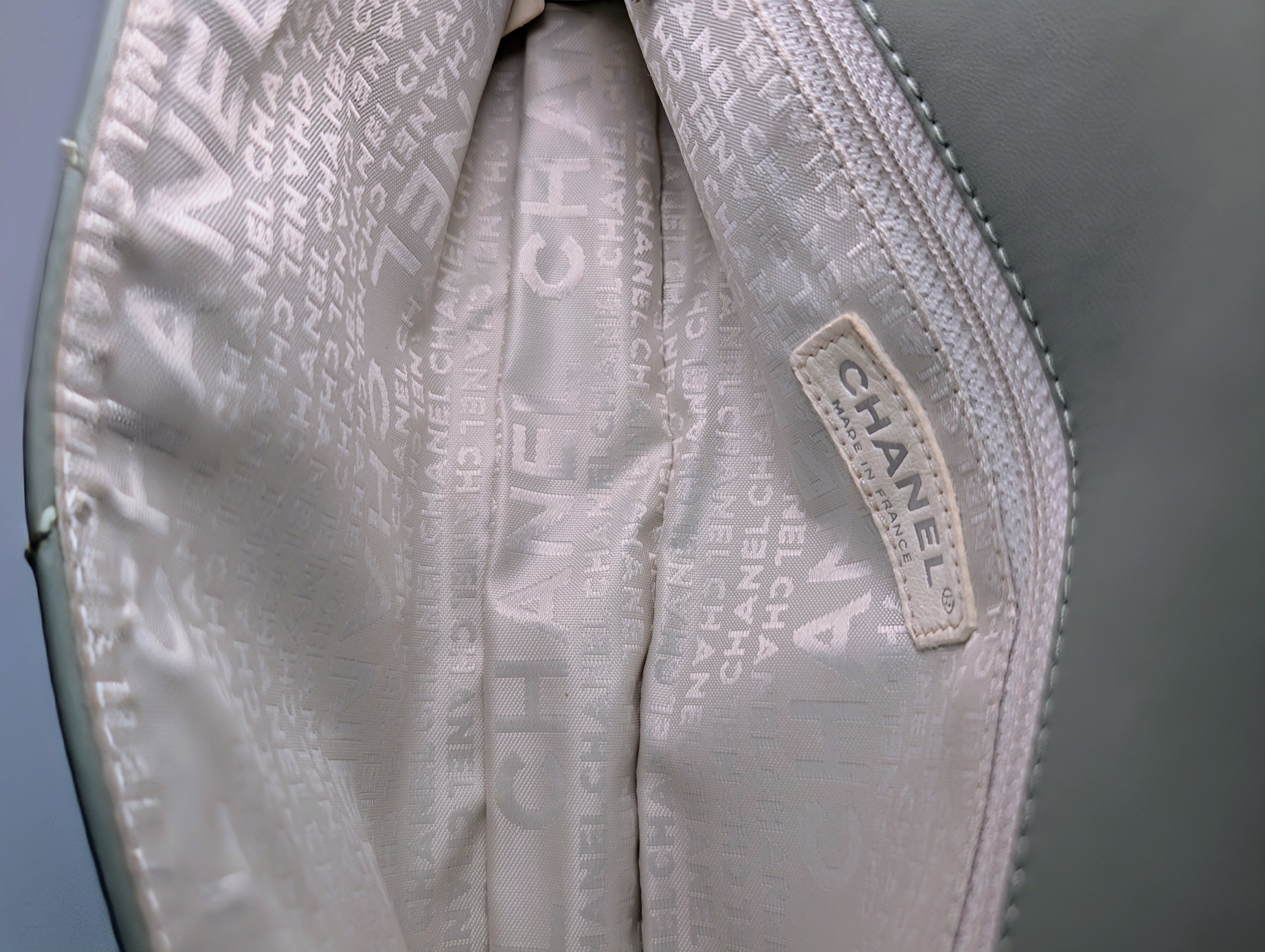 Chanel Vintage Mint Green East West Flap Bag with Oversized Silver CC Lock