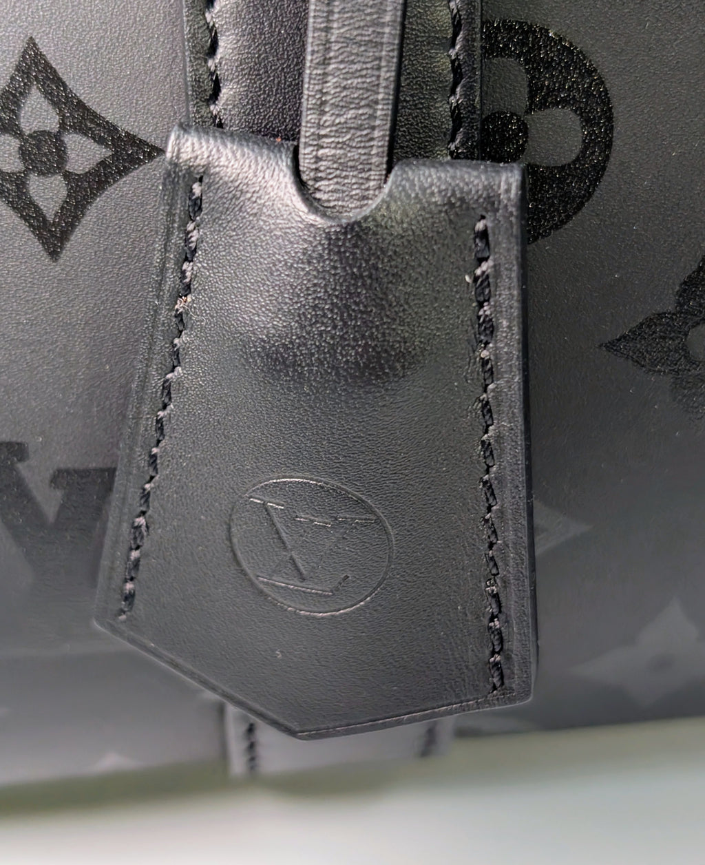 Louis Vuitton Black "Very" Tote BB Noir Monogram BB Handbag