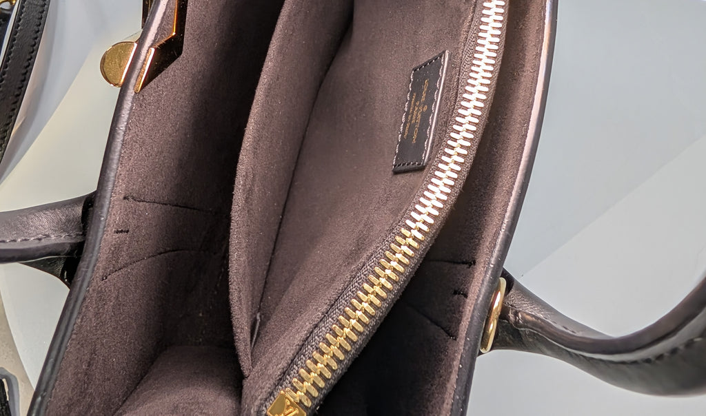 Louis Vuitton Black "Very" Tote BB Noir Monogram BB Handbag