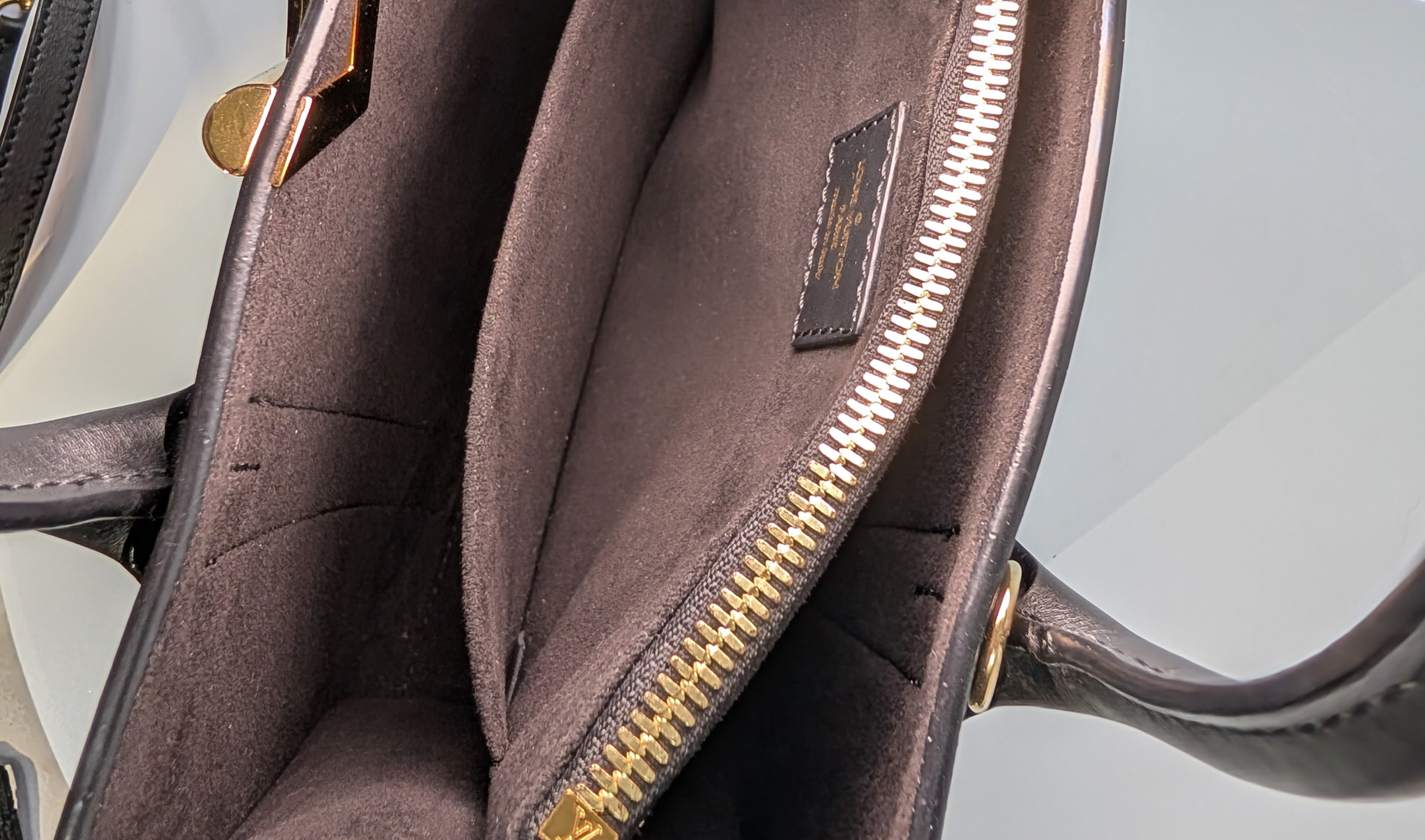 Louis Vuitton Black "Very" Tote BB Noir Monogram BB Handbag