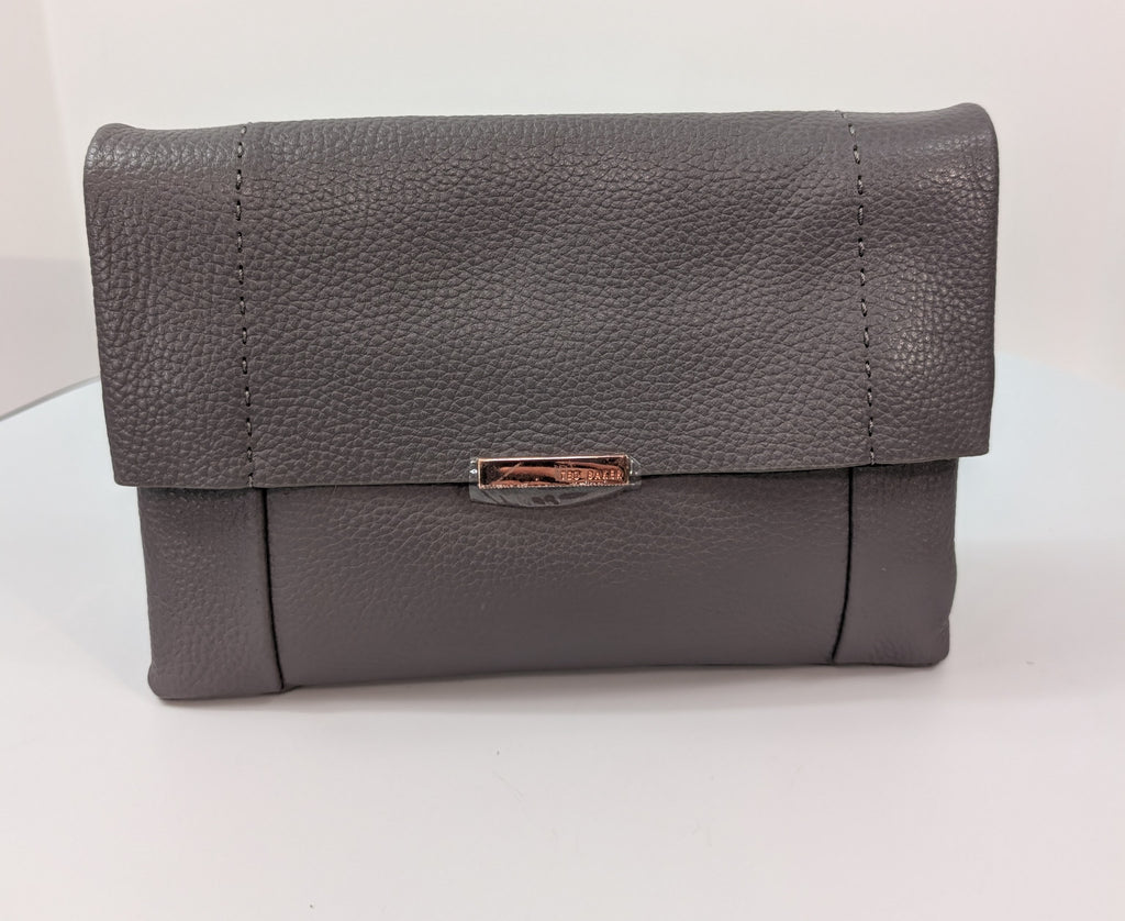 Ted Baker Gray Purple London Crossbody Bag