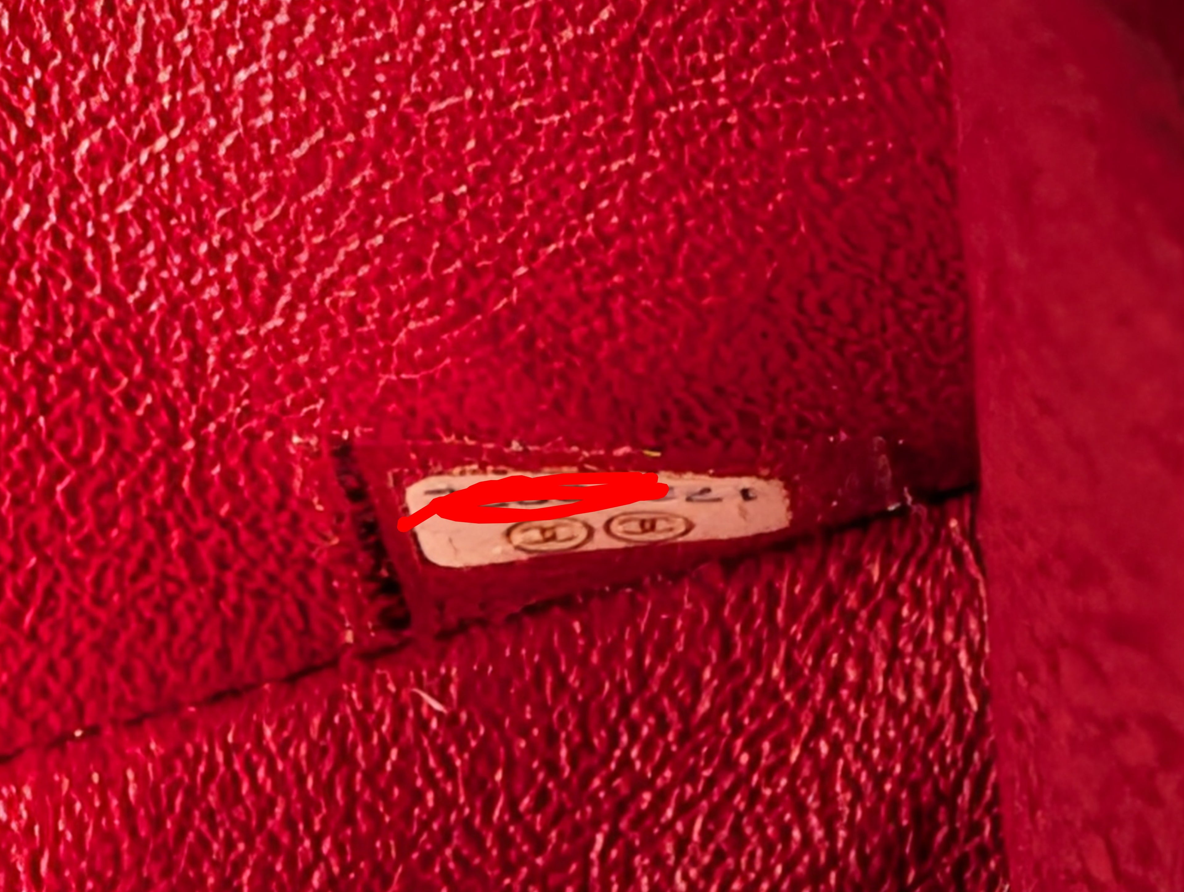 Chanel Rare Red 17b Classic Medium Quilted Lambskin Double Flap Bag