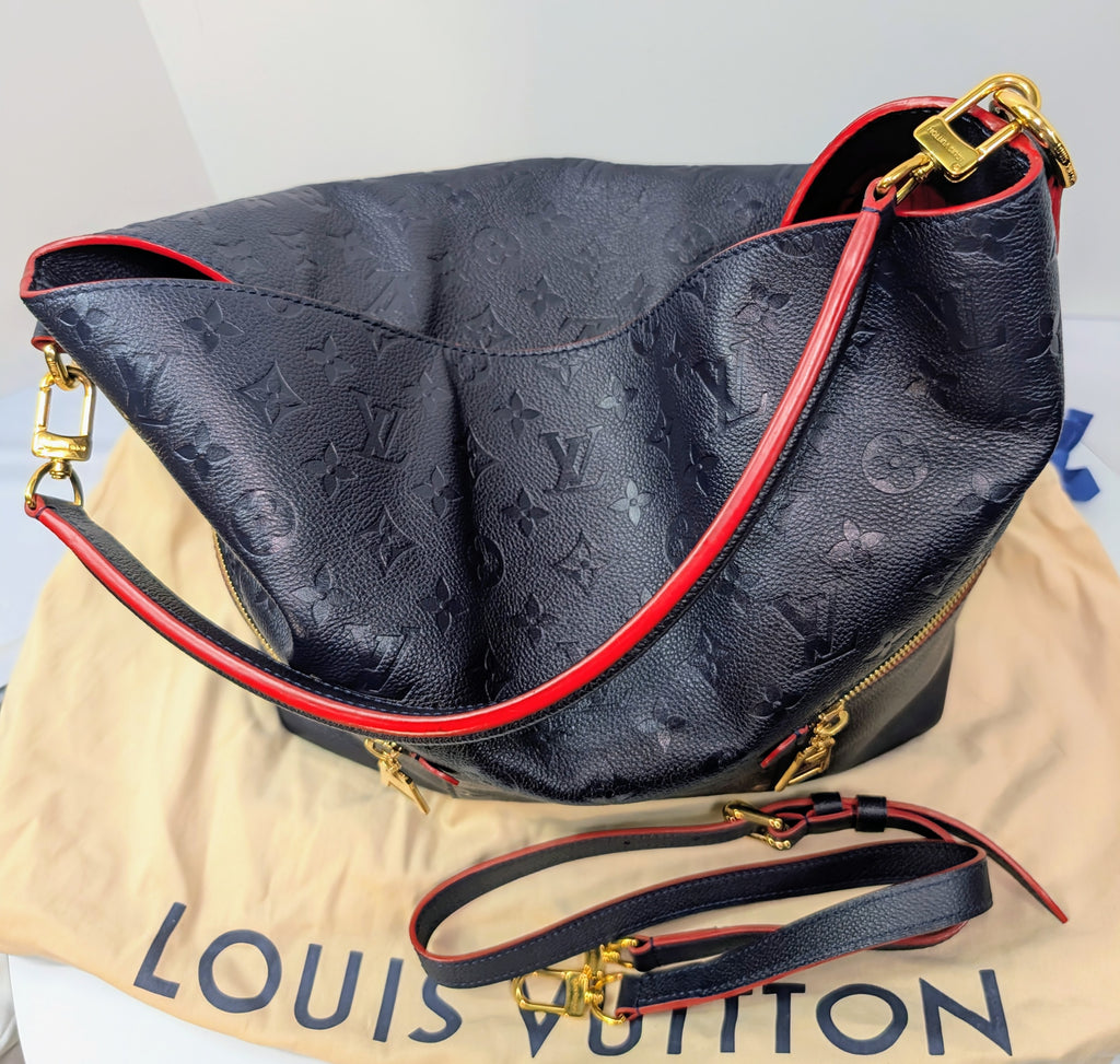 Louis Vuitton Dark Navy Monogram Empriente Leather Melie Hobo Bag