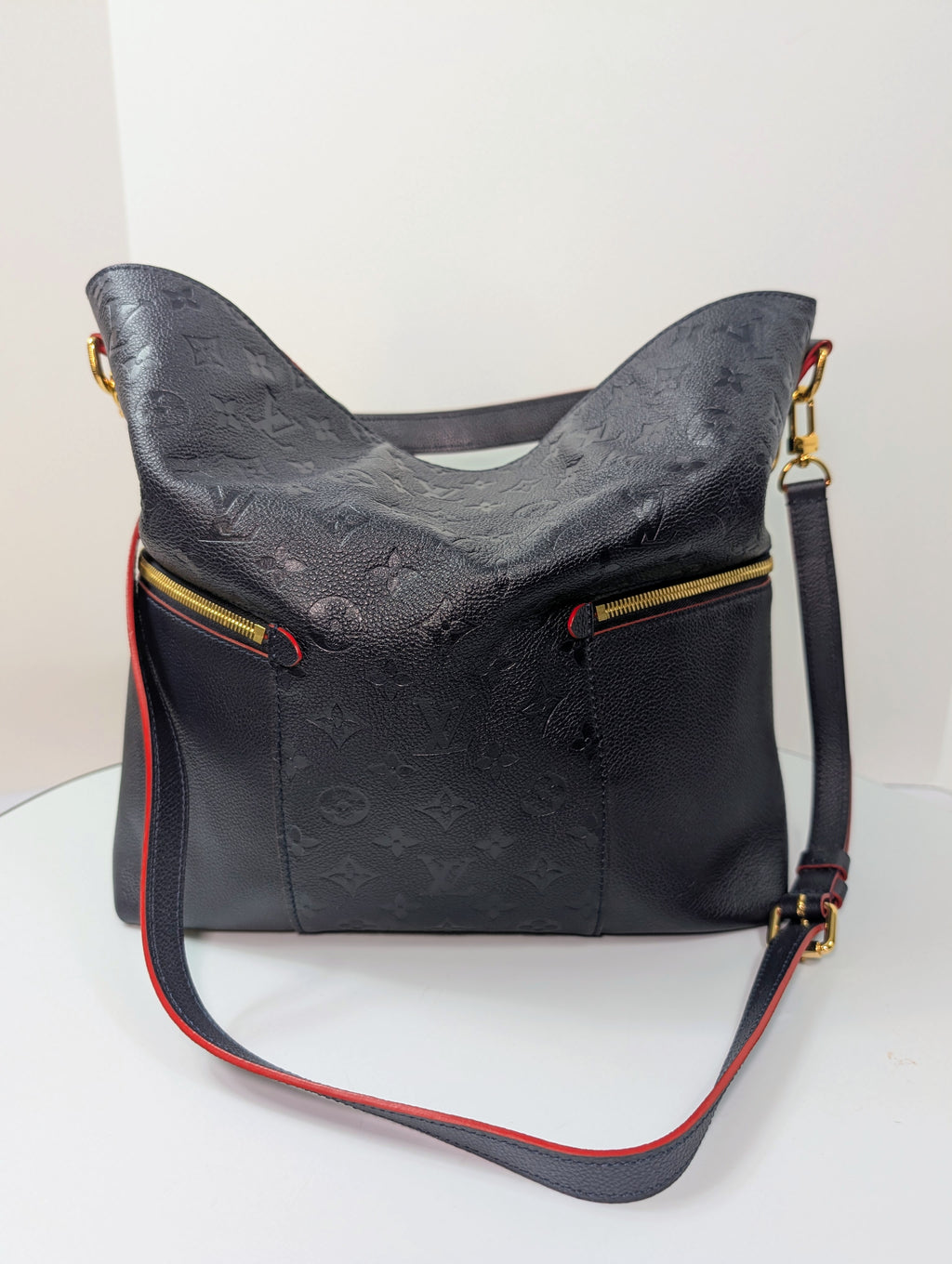 Louis Vuitton Dark Navy Monogram Empriente Leather Melie Hobo Bag