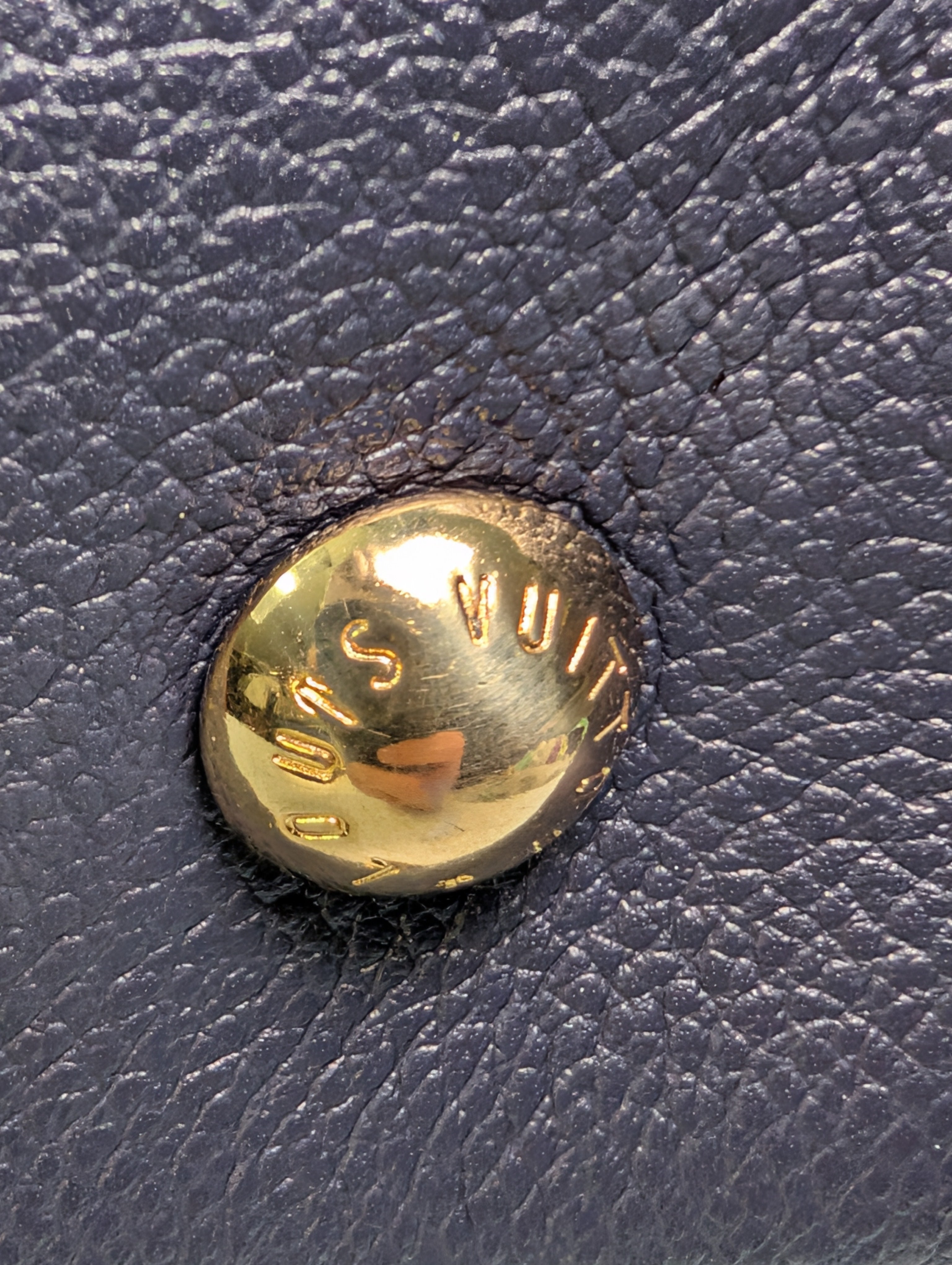 Louis Vuitton Dark Navy Monogram Empriente Leather Melie Hobo Bag