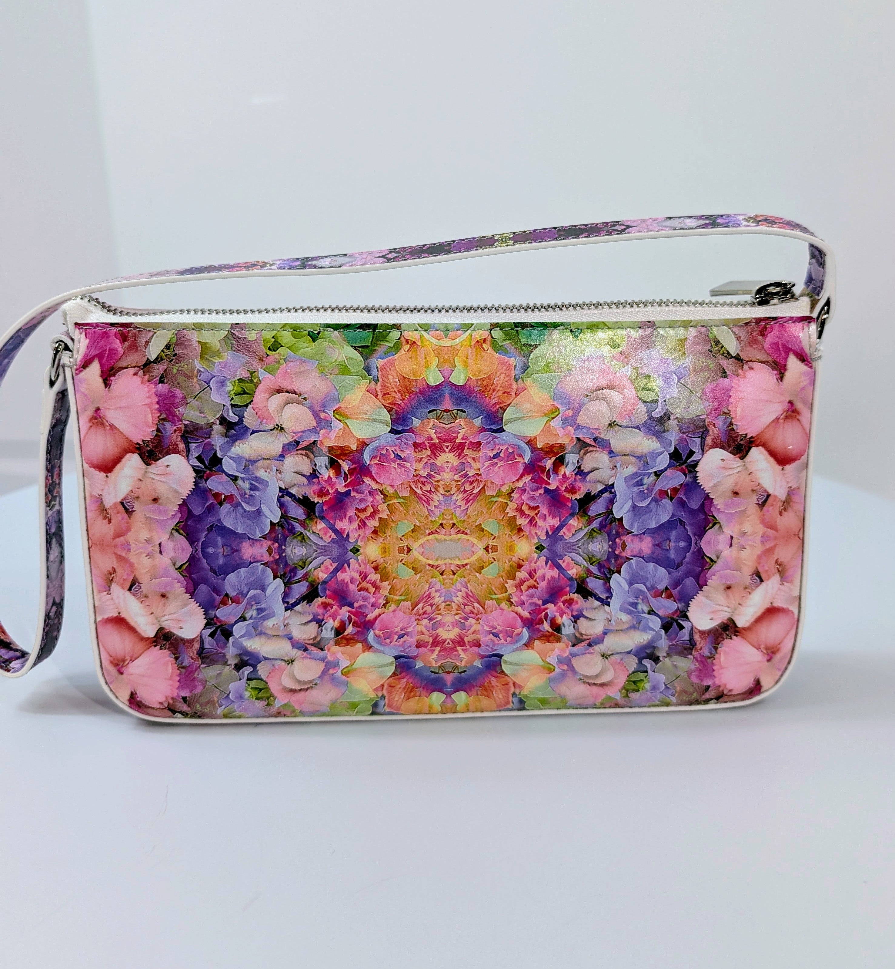 Christian Louboutin NWT Floral Kaleidoscope Naplak Leather Cabata Mini Pouch