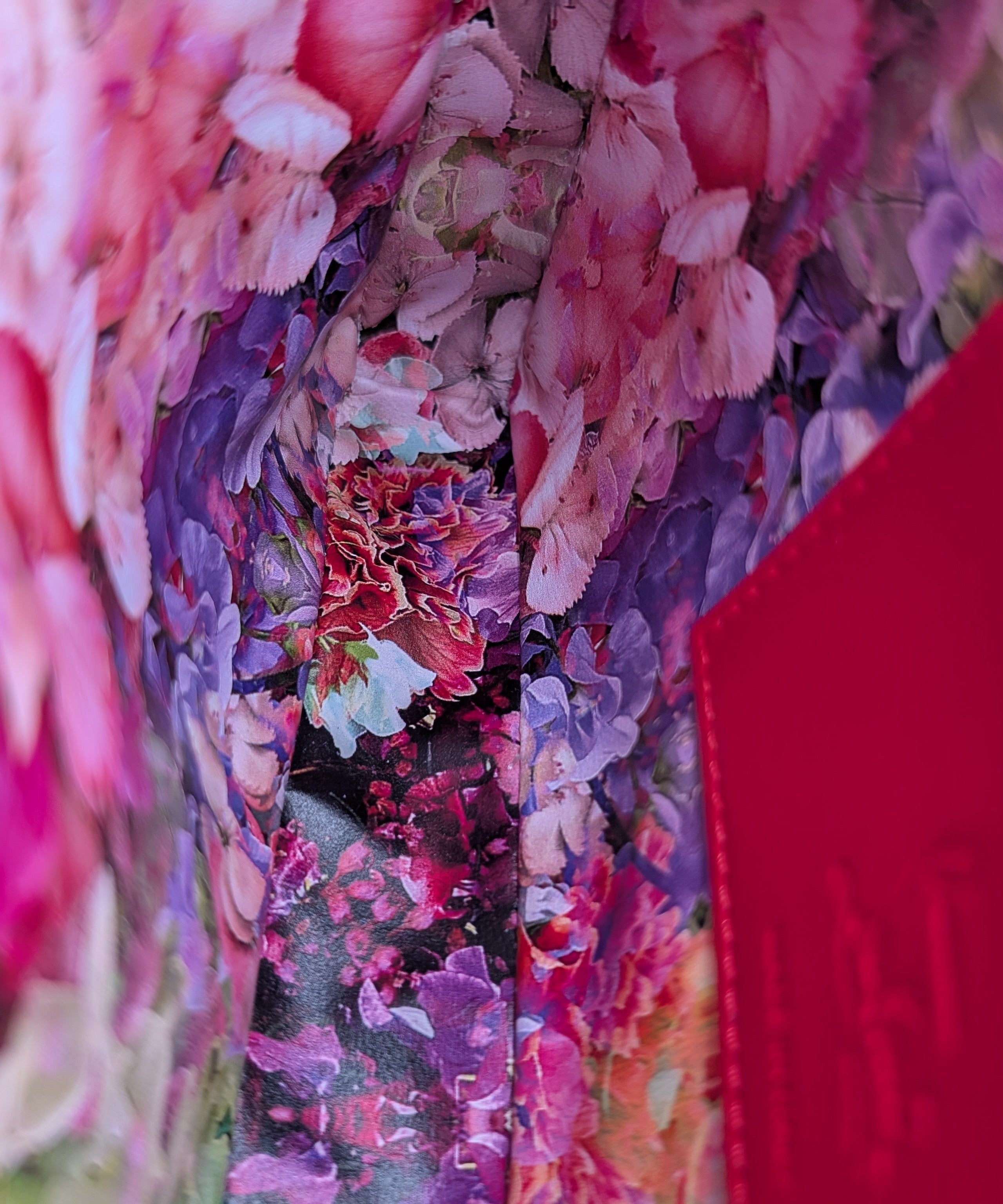 Christian Louboutin NWT Floral Kaleidoscope Naplak Leather Cabata Mini Pouch