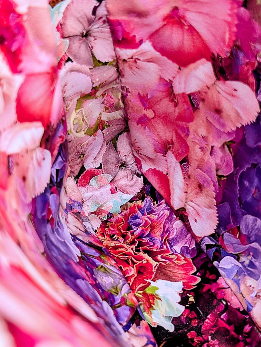 Christian Louboutin NWT Floral Kaleidoscope Naplak Leather Cabata Mini Pouch