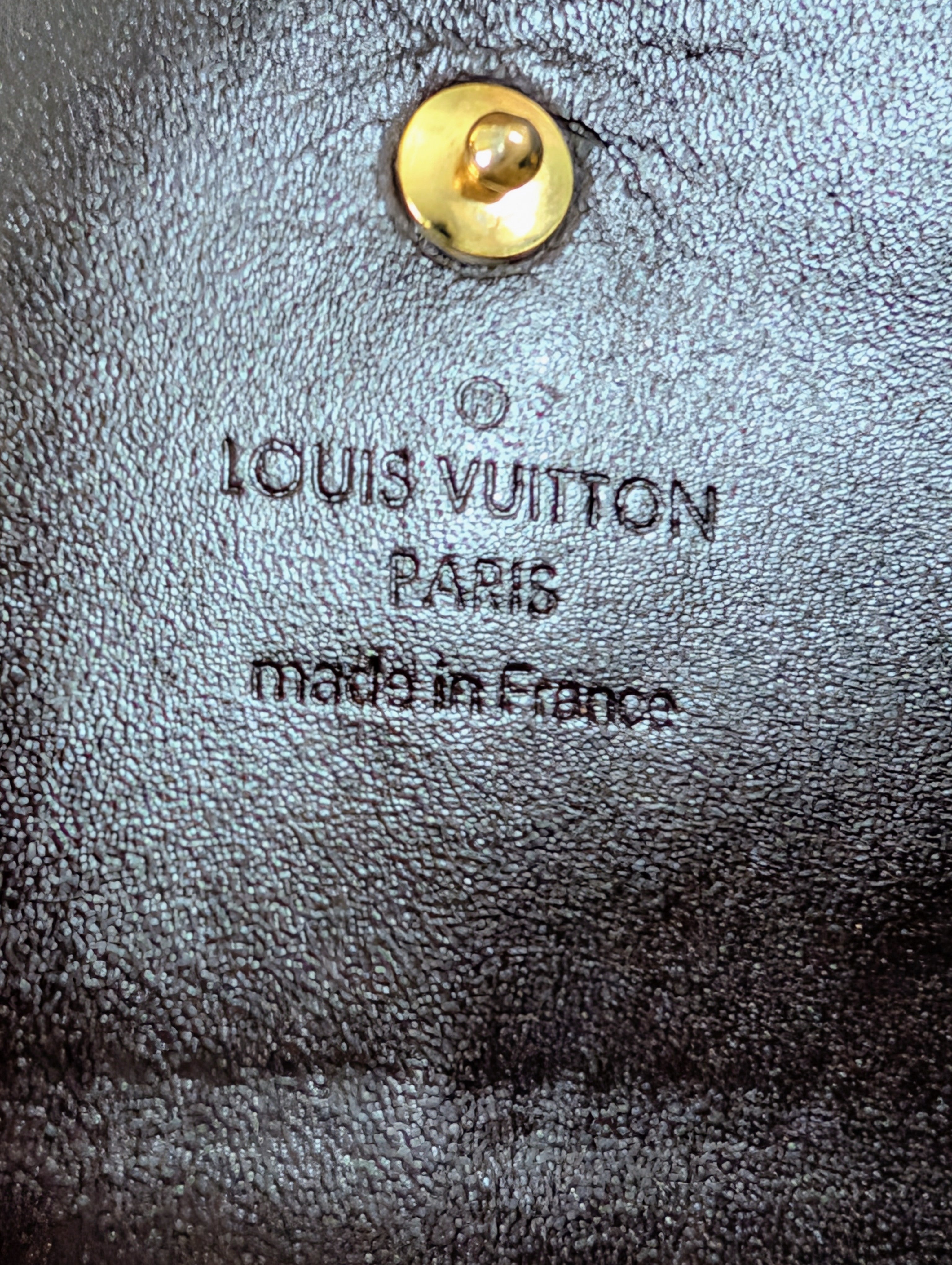 Louis Vuitton Houston Copper Monogram Vernis Leather Tote Bag and Matching LV Wallet