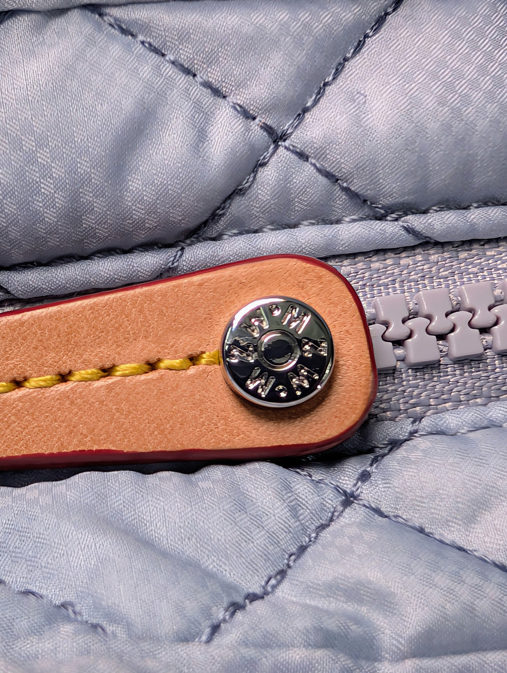 SOLD: MZ Wallace Blue Quilted Ombre Nylon Crossbody Bag