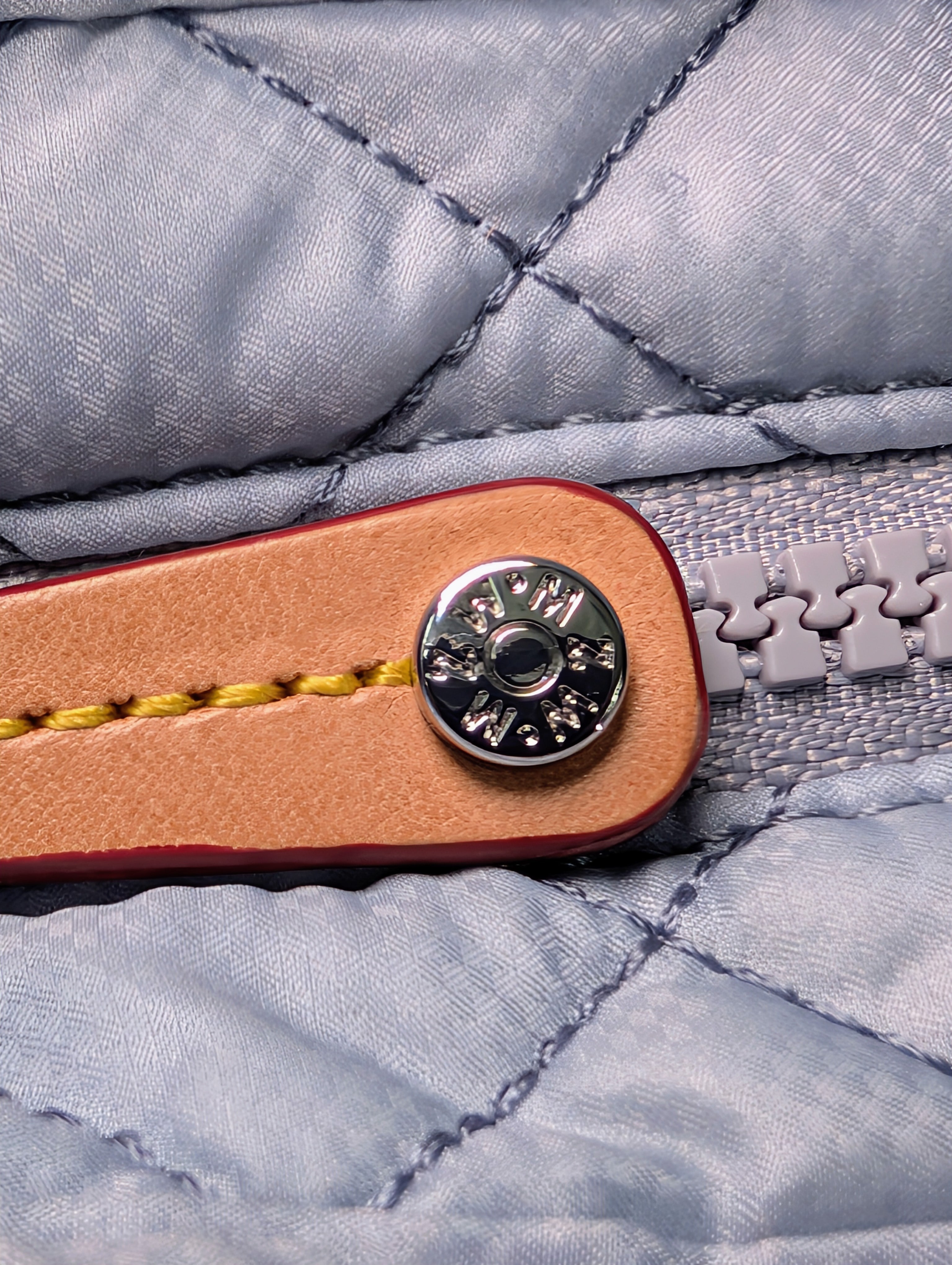 SOLD: MZ Wallace Blue Quilted Ombre Nylon Crossbody Bag