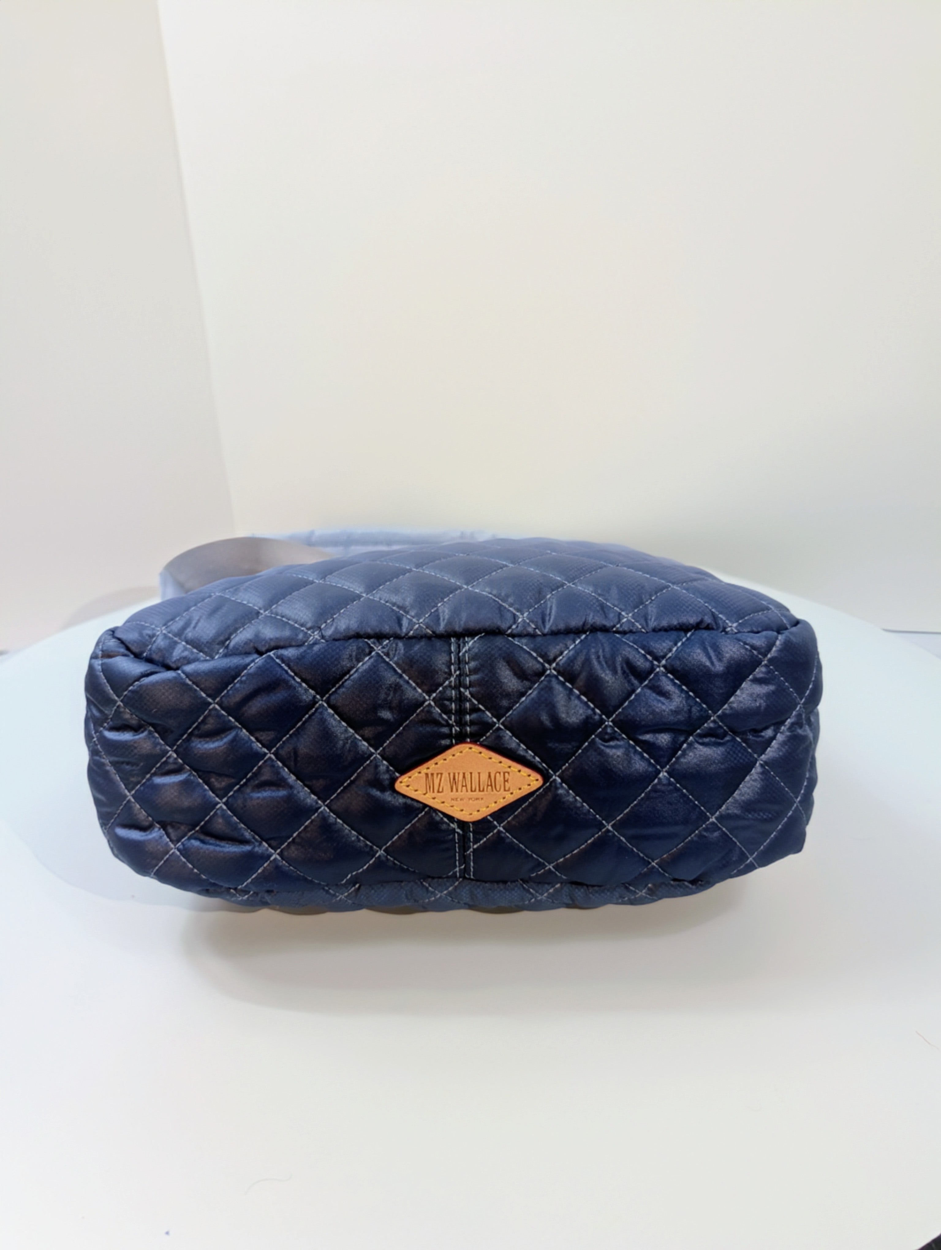 SOLD: MZ Wallace Blue Quilted Ombre Nylon Crossbody Bag