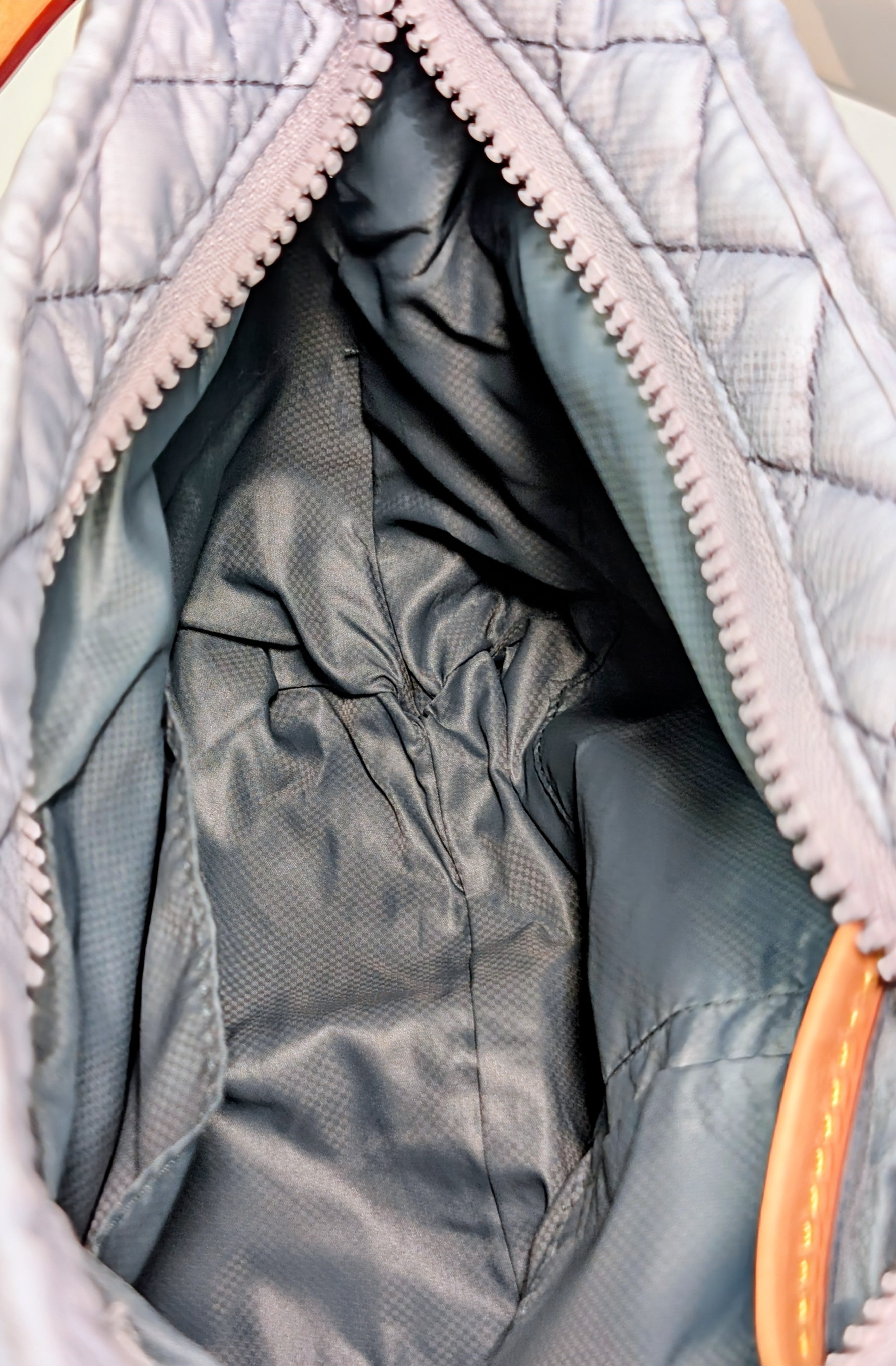 SOLD: MZ Wallace Blue Quilted Ombre Nylon Crossbody Bag