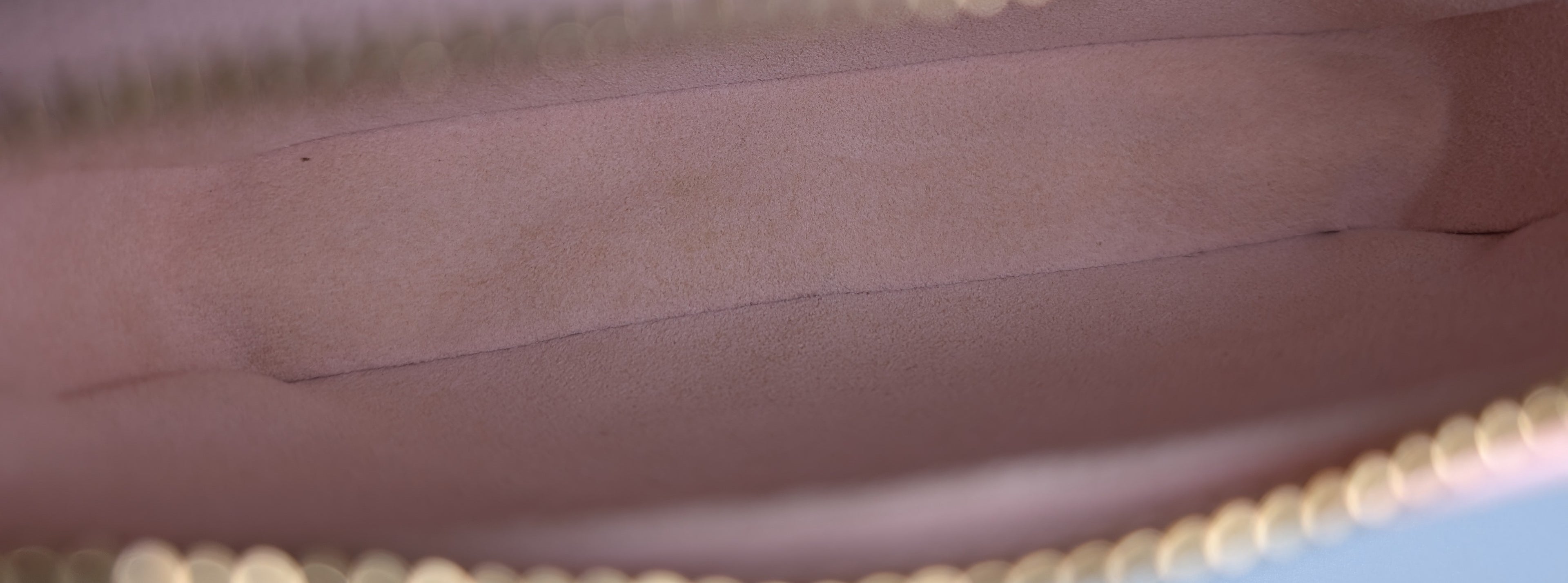 Louis Vuitton Pink Monogram Empreinte Mini Pochette Accessories Bag