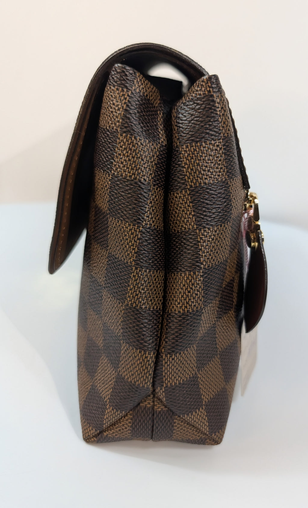 Louis Vuitton Brown Damier Ebene Canvas Pallas Clutch