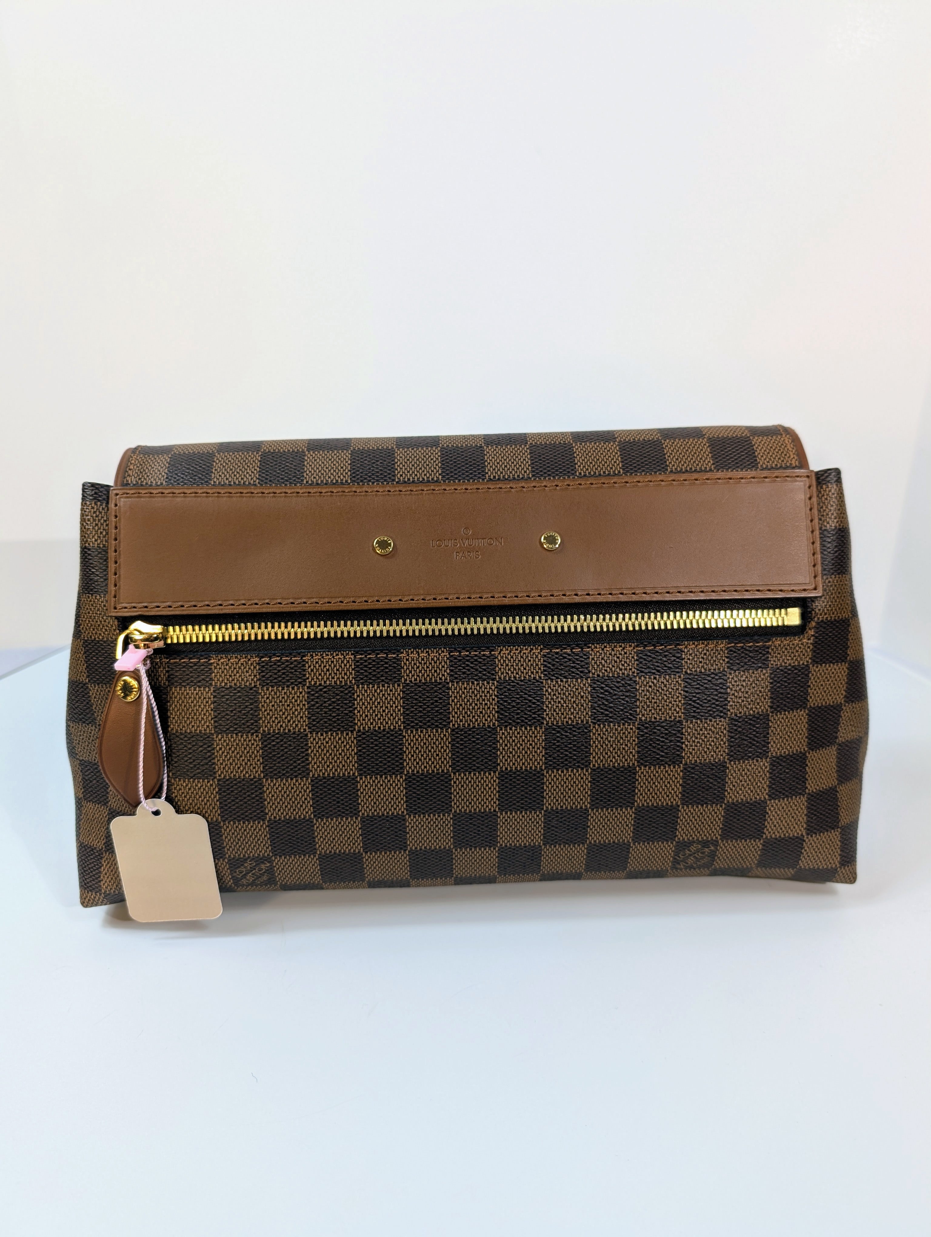 Louis Vuitton Brown Damier Ebene Canvas Pallas Clutch