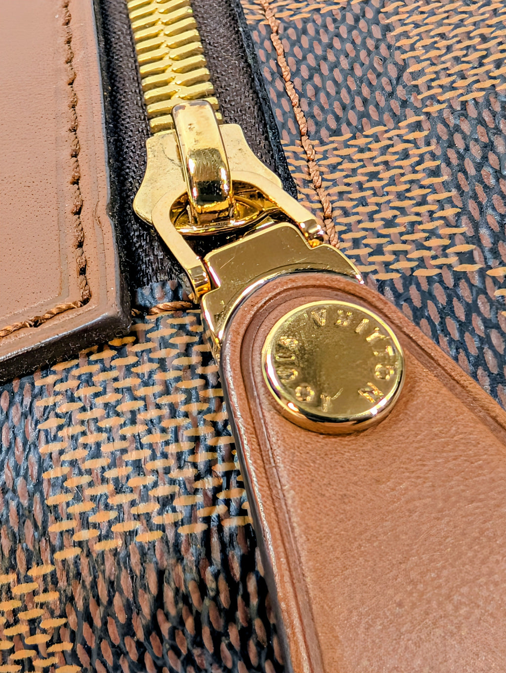 Louis Vuitton Brown Damier Ebene Canvas Pallas Clutch