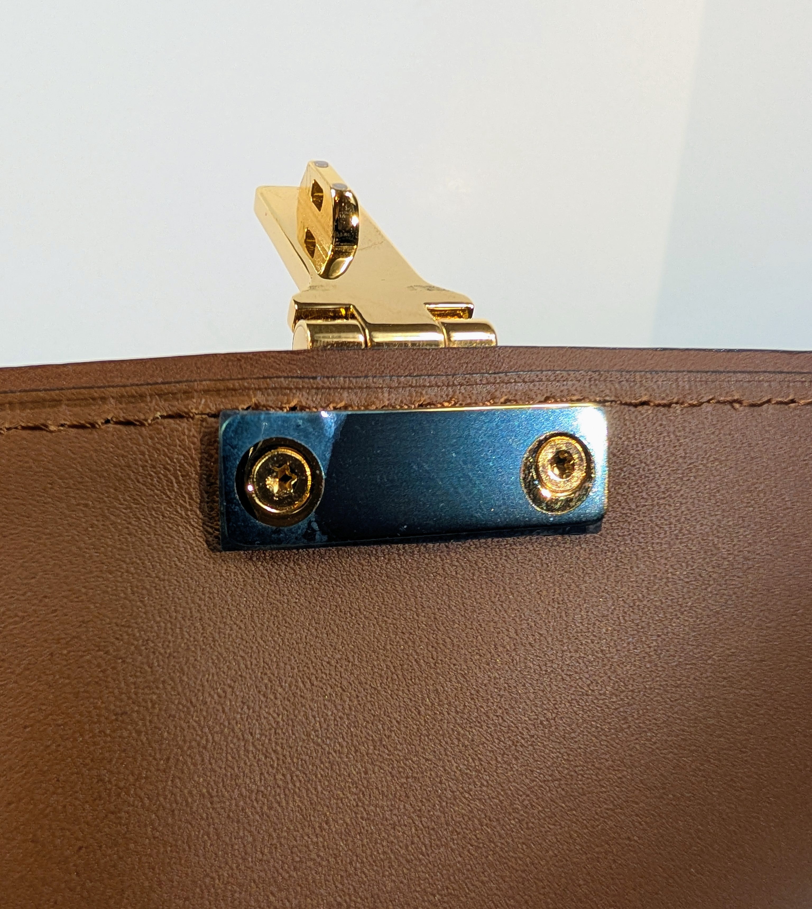 Louis Vuitton Brown Damier Ebene Canvas Pallas Clutch