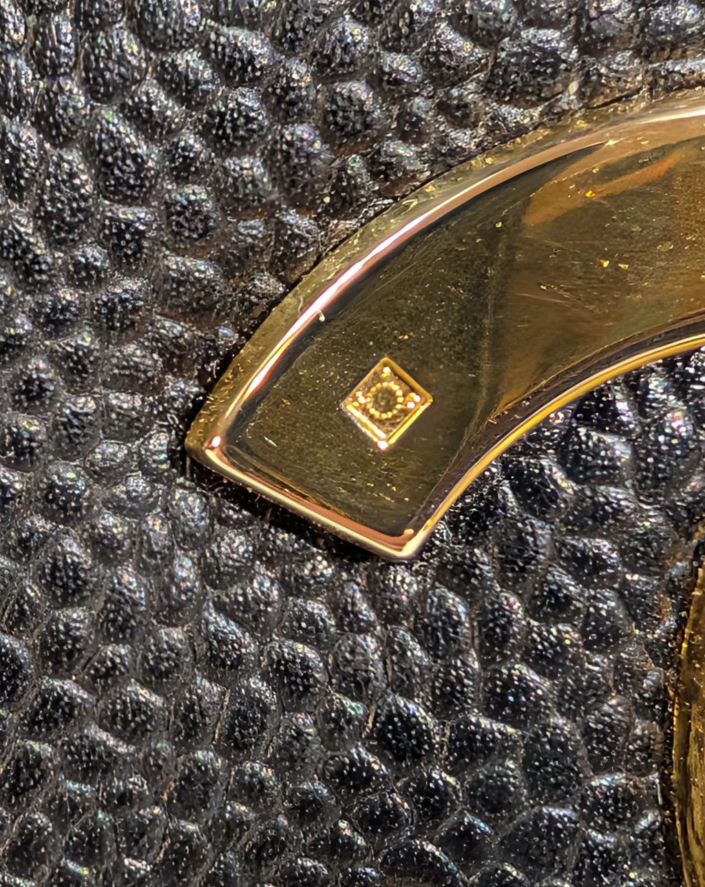 Chanel Vintage Black Caviar Mademoiselle Kelly Top Handle Flap Bag