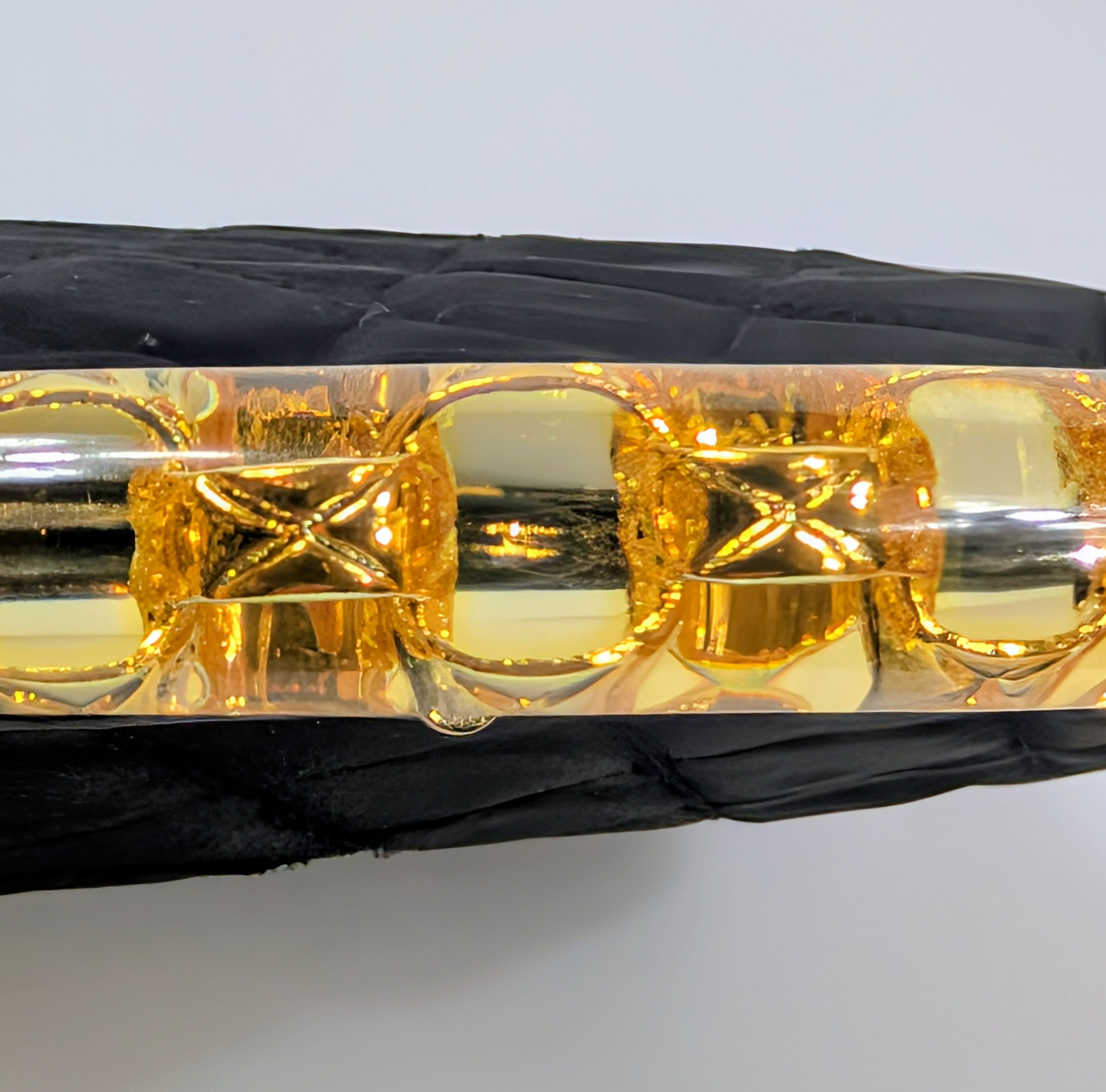 Chanel Vintage Black Quilted Satin Frame Top Handle Bag