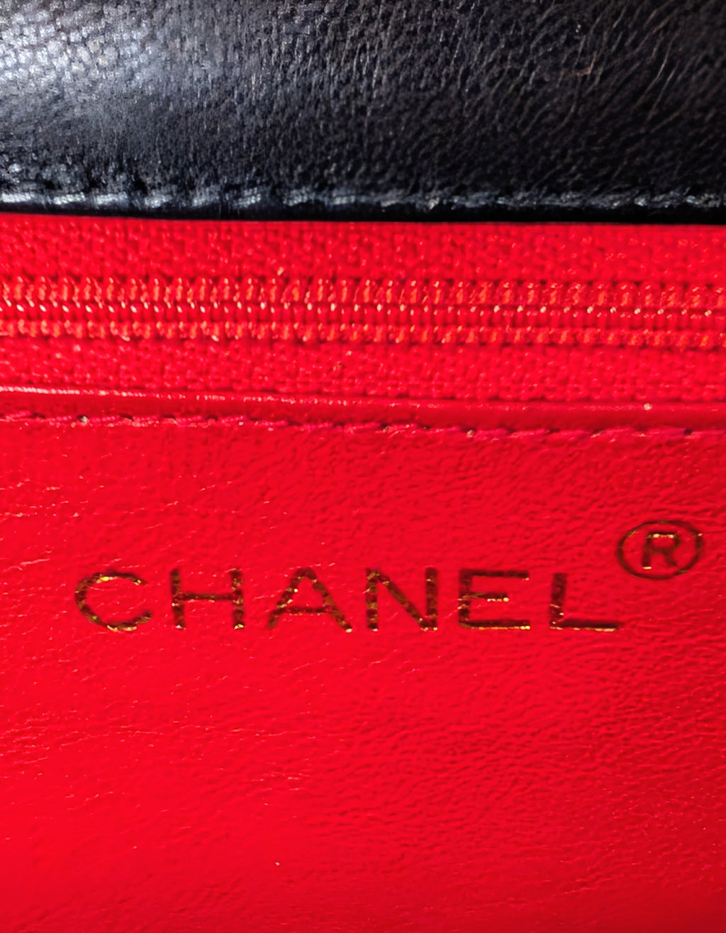 Chanel Vintage Black Quilted Satin Frame Top Handle Bag