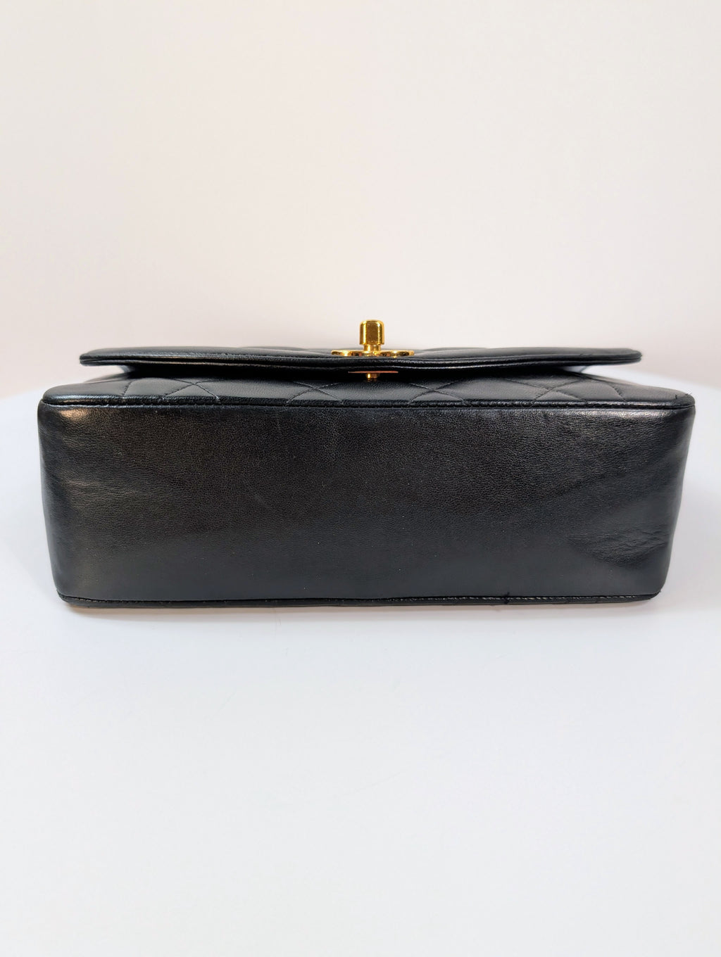 Chanel Vintage Black Medium Diana Quilted Lambskin Flap Bag