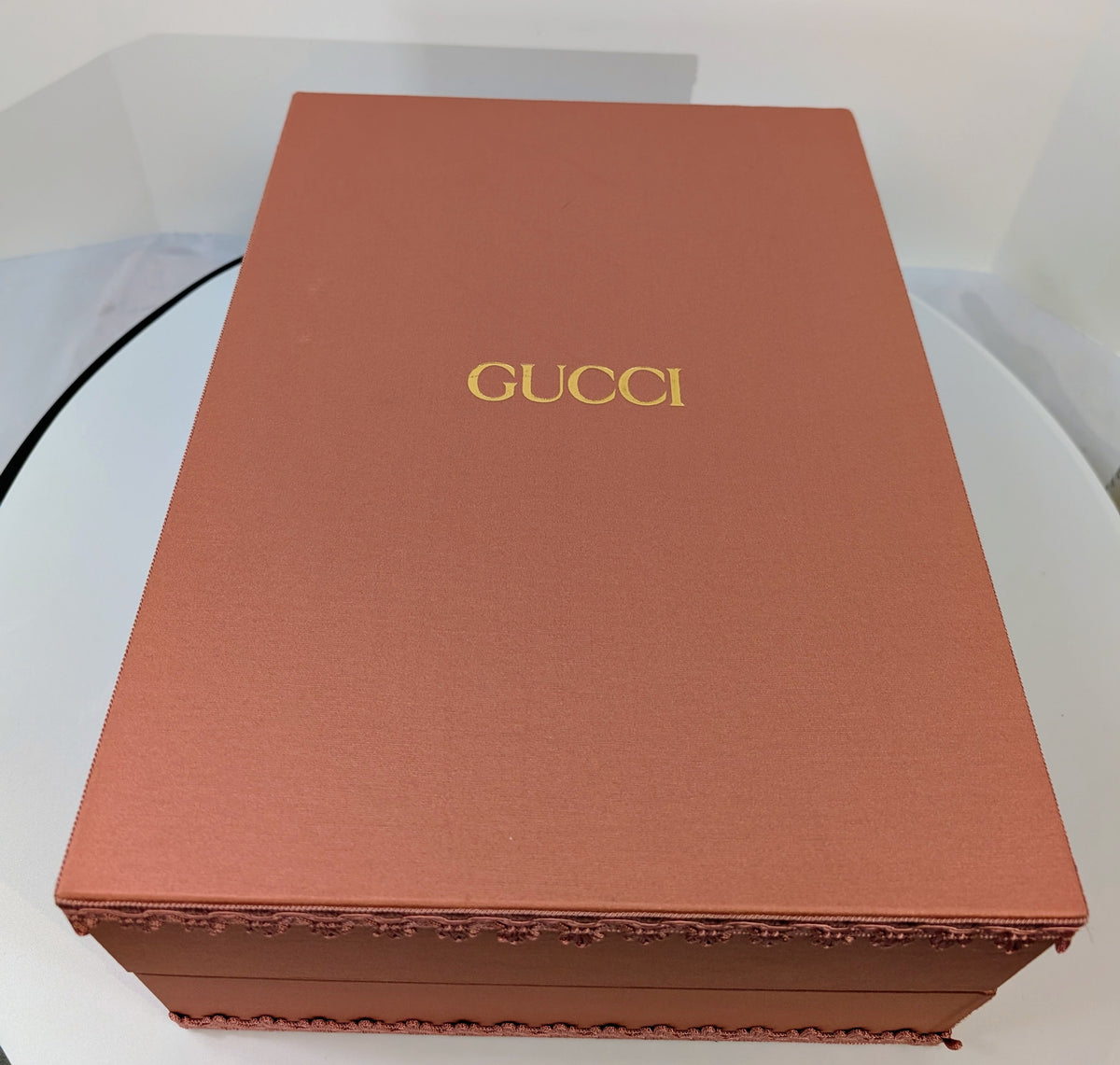 Gucci Rare Orange Crocodile Small Diana Tote Bag Complete Collector’s Set