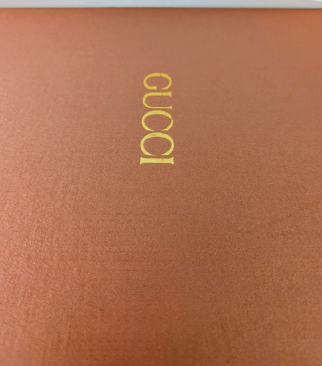 Gucci Rare Orange Crocodile Small Diana Tote Bag Complete Collector’s Set