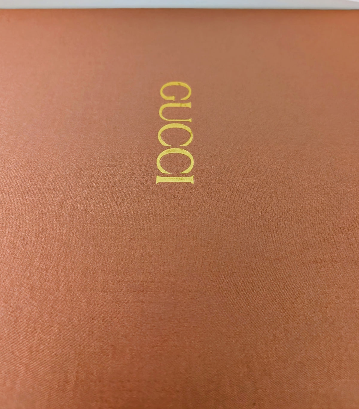 Gucci Rare Orange Crocodile Small Diana Tote Bag Complete Collector’s Set