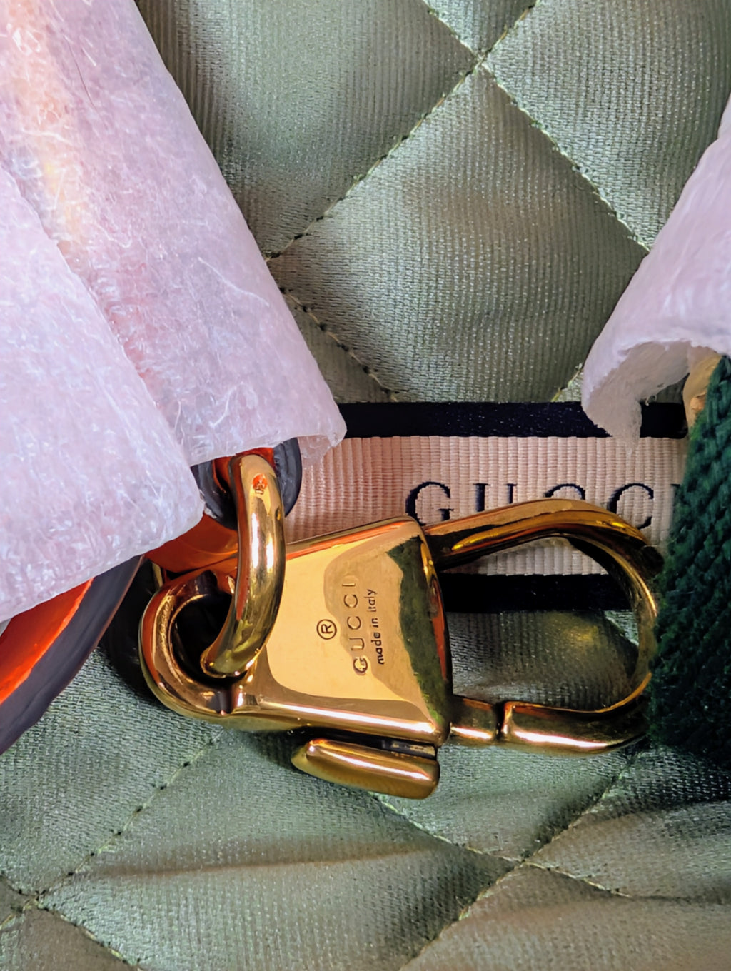Gucci Rare Orange Crocodile Small Diana Tote Bag Complete Collector’s Set