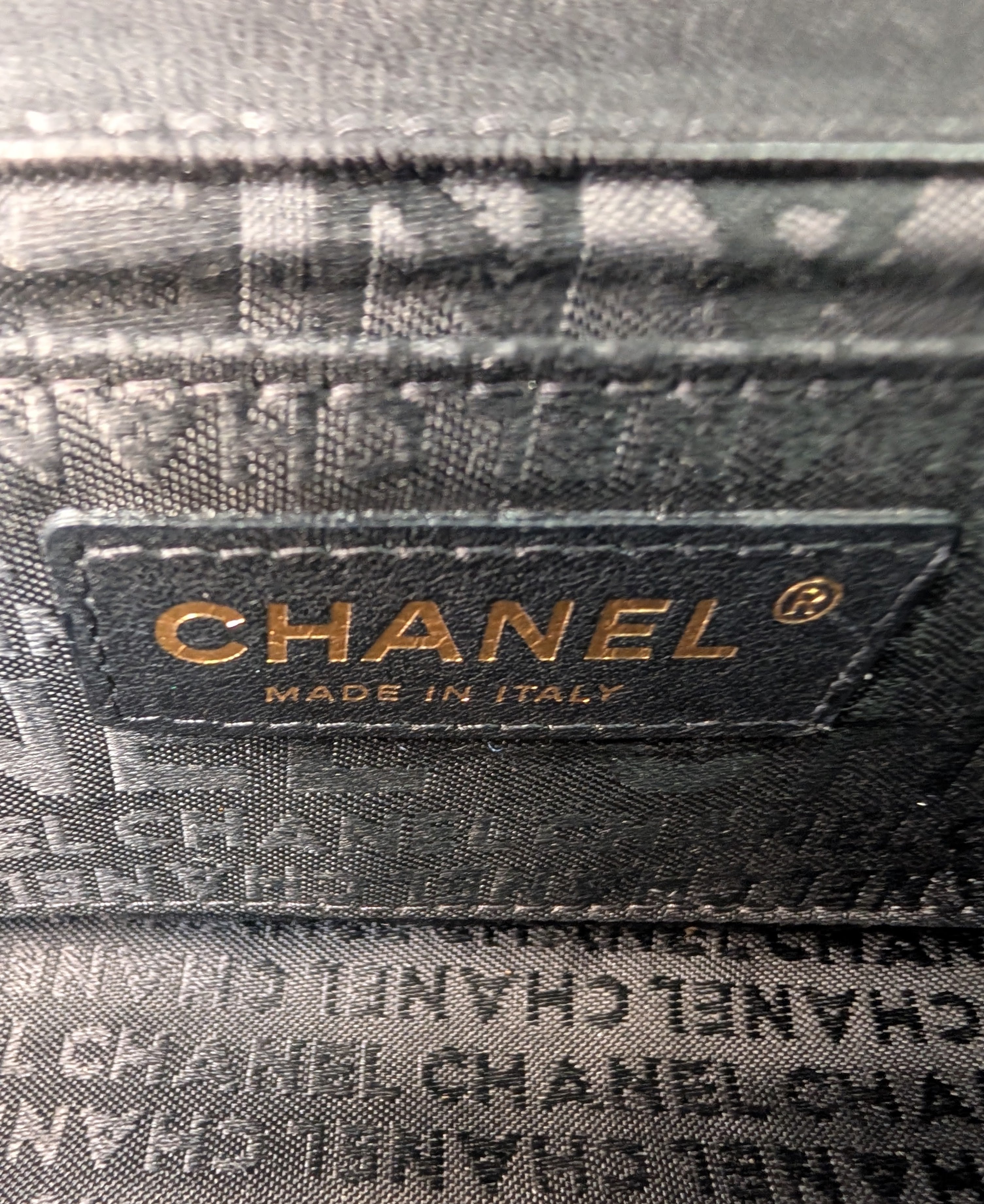 Chanel Black Lambskin Chocolate Bar Mini Flap Bag