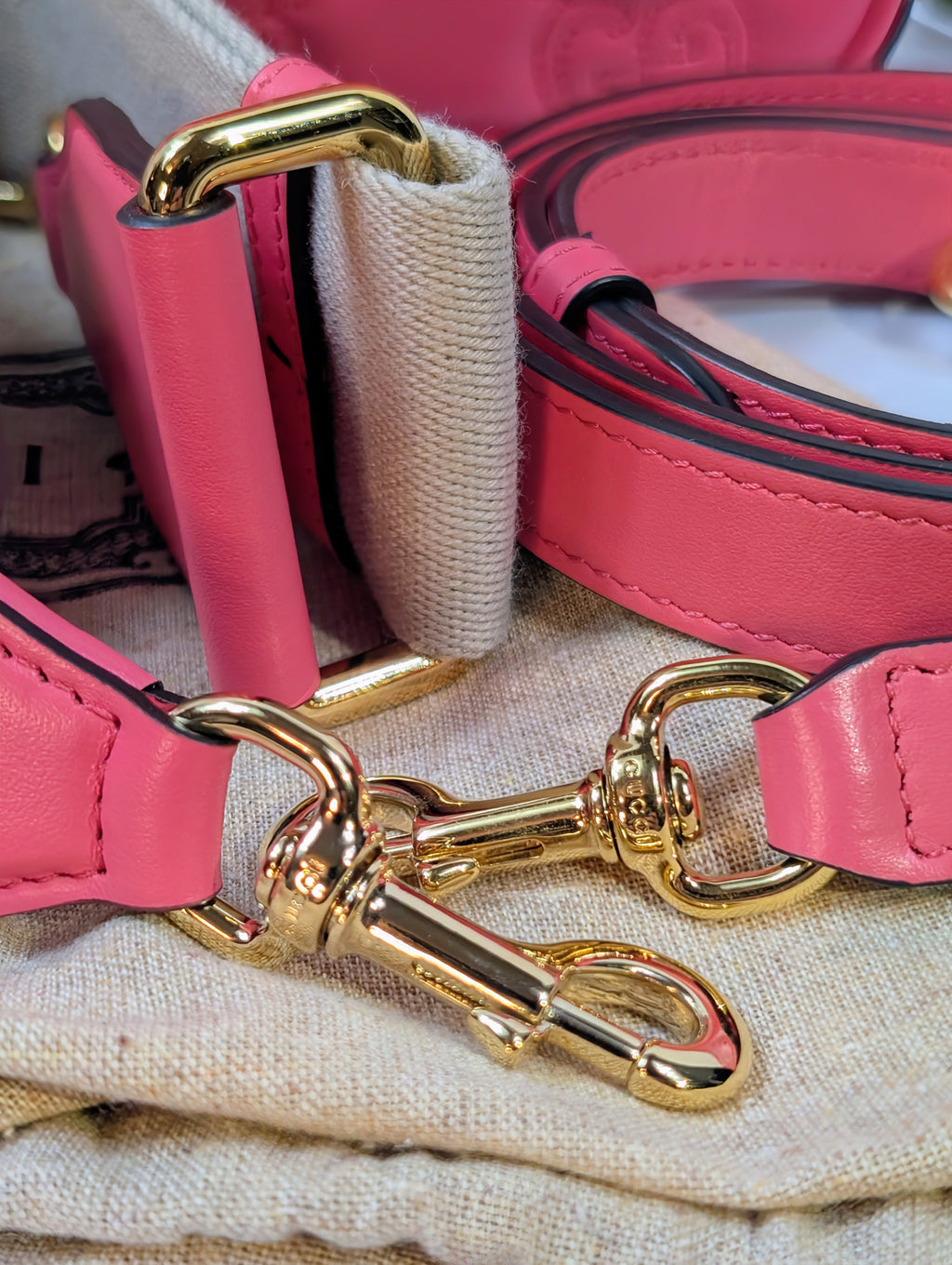 Gucci GG Hot Pink Matelasse Leather Double-Strap Camera Bag