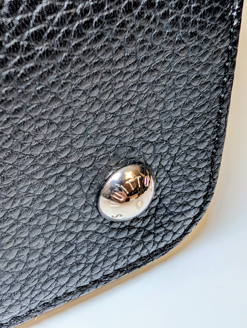 Louis Vuitton Light Grey Degrade Taurillon Leather Capucines PM Bag