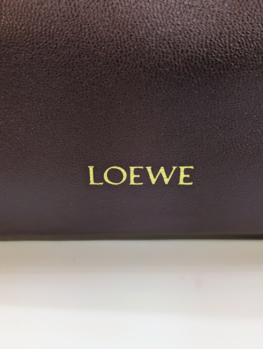 NWT Loewe Medium Flamenco Purse in Burgundy Nappa Lambskin, with Two Straps