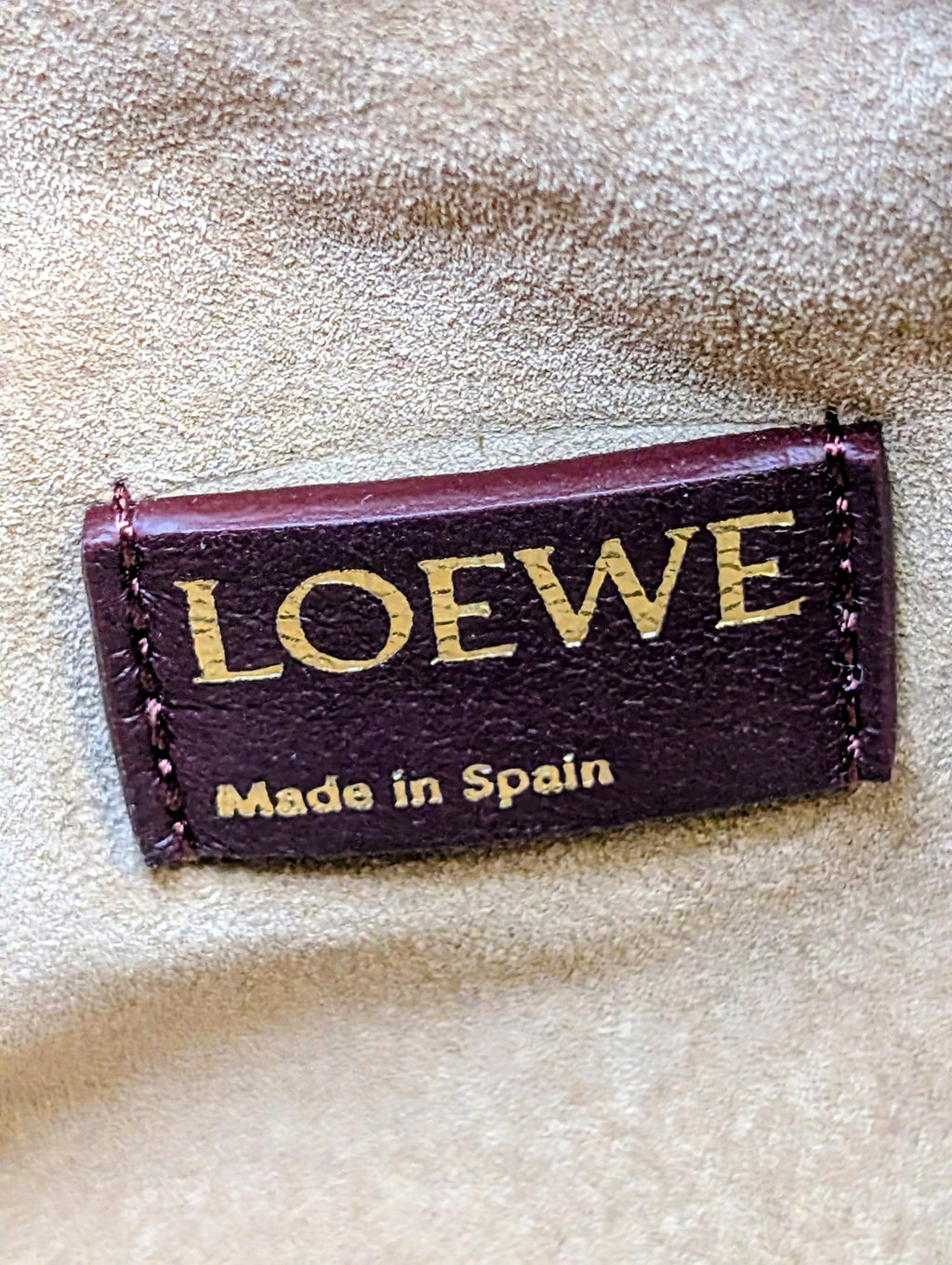 NWT Loewe Medium Flamenco Purse in Burgundy Nappa Lambskin, with Two Straps