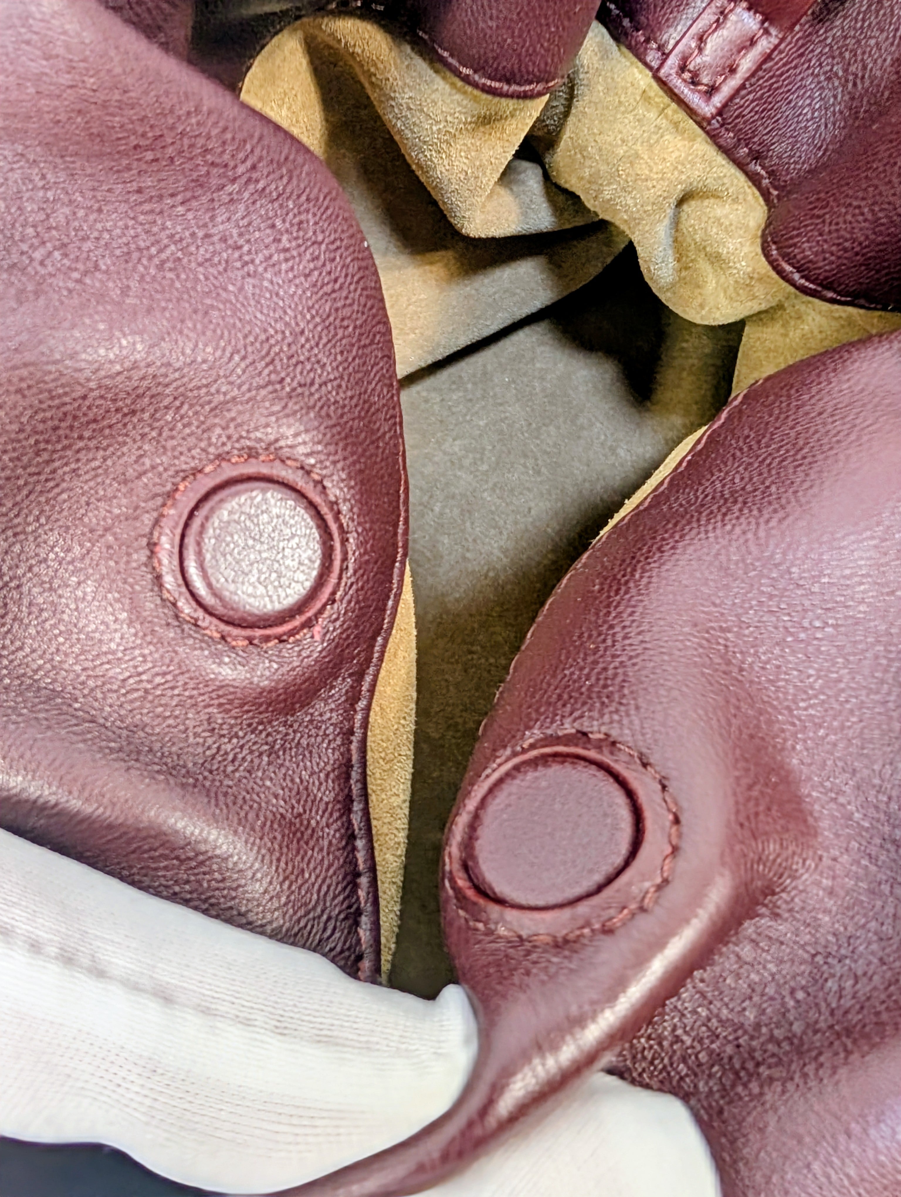 NWT Loewe Medium Flamenco Purse in Burgundy Nappa Lambskin, with Two Straps