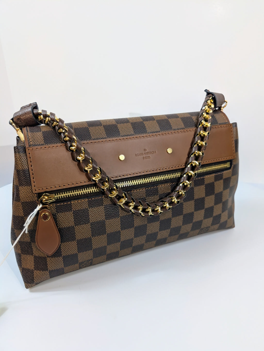 Louis Vuitton Brown Damier Ebene Canvas Pallas Clutch