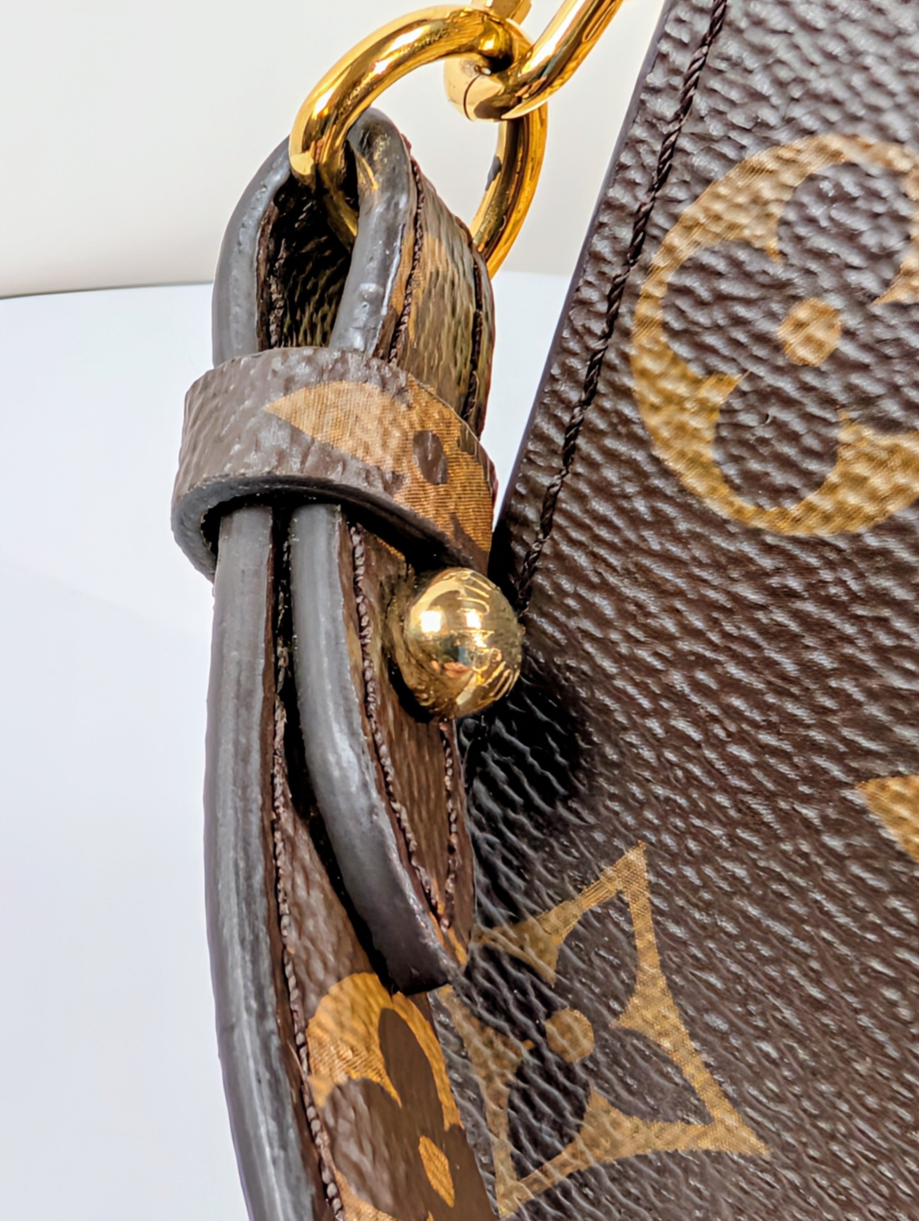 Louis Vuitton Damier Wicker Rattan Monogram Canvas Twist PM Shoulder Bag