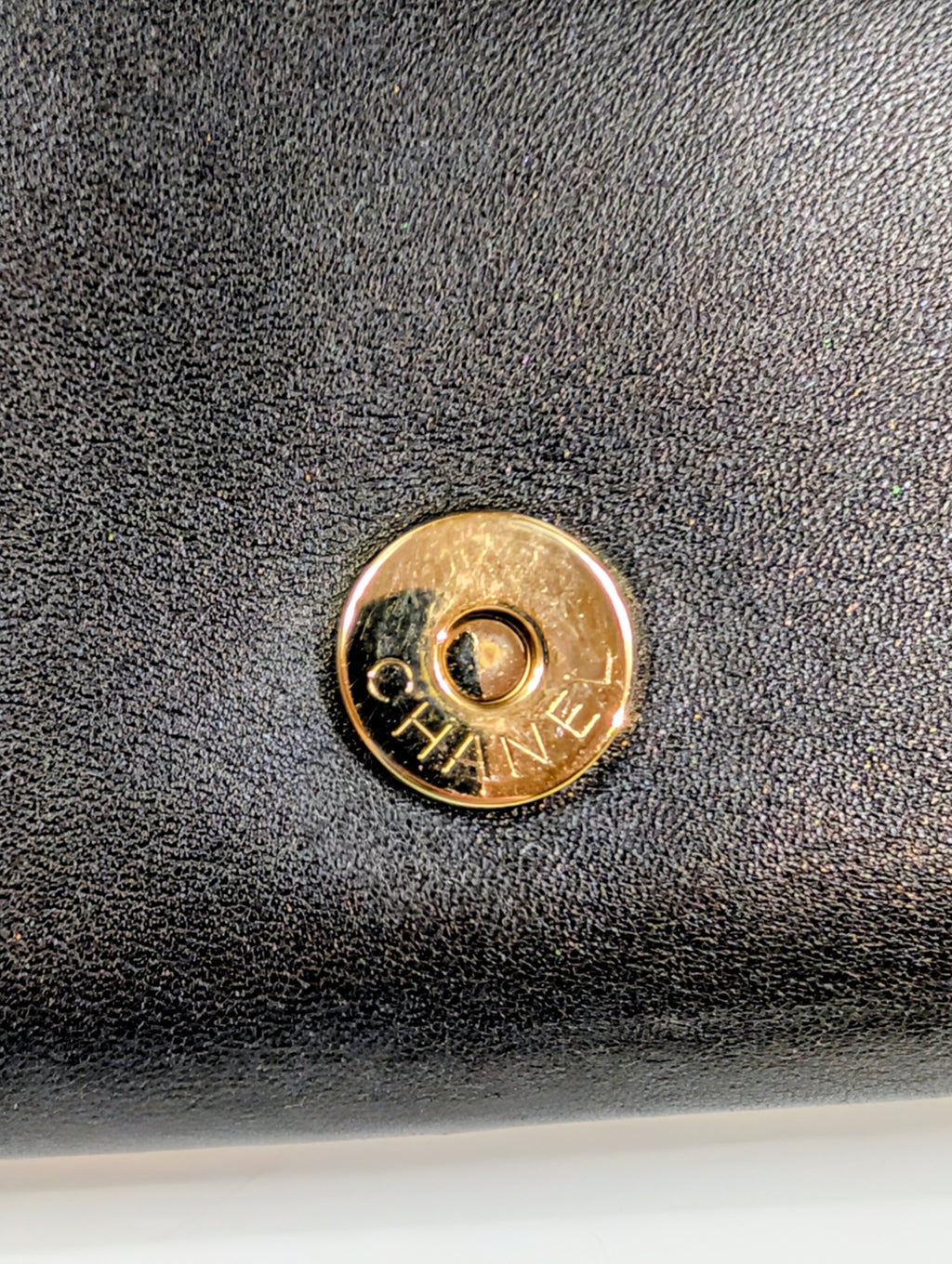 Chanel Vintage Rare "Around The World" Chain Clutch Crossbody Bag