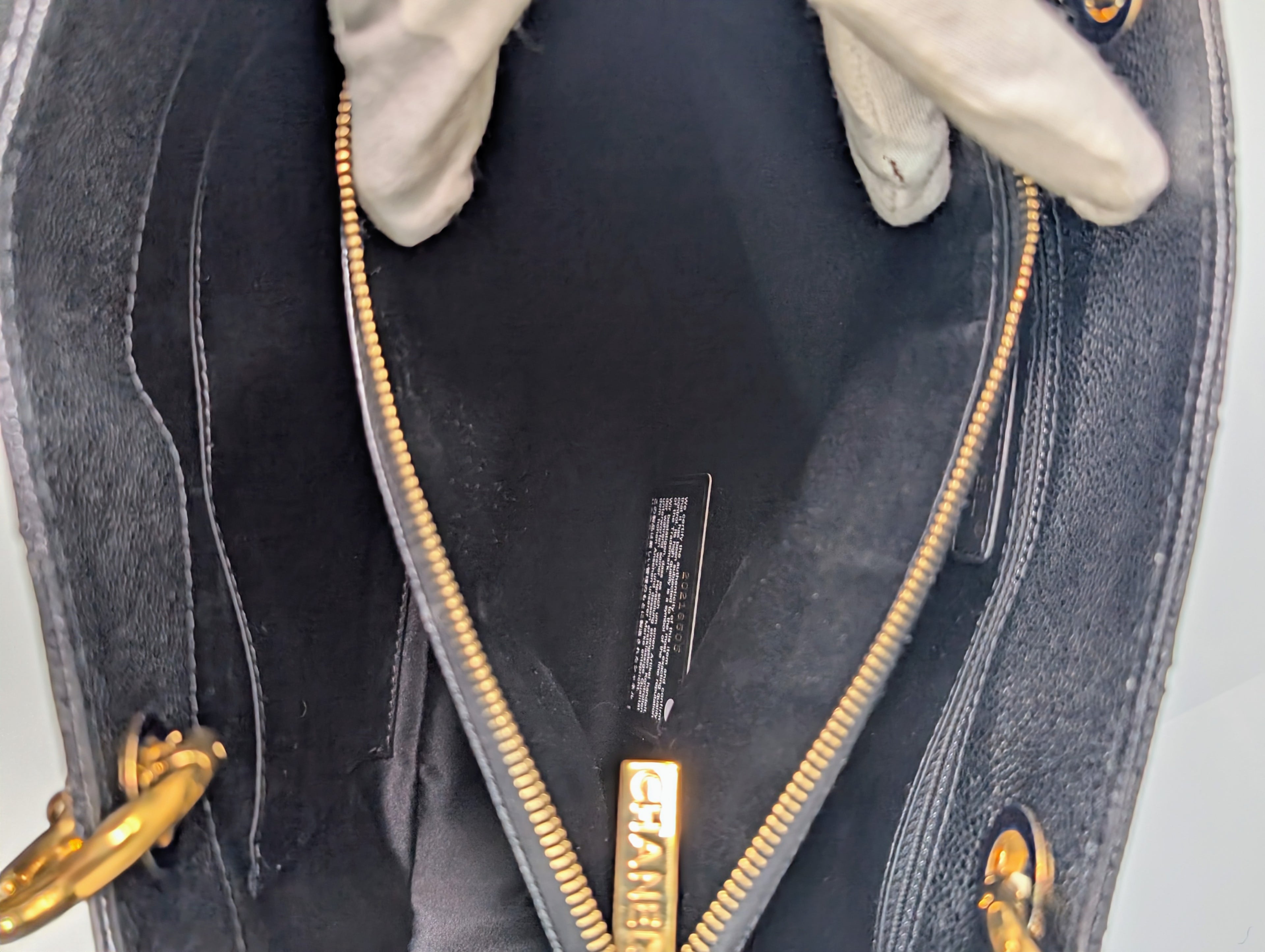 Chanel Black Caviar Leather Quilted Maxi Go Shopping Tote (GST XL)