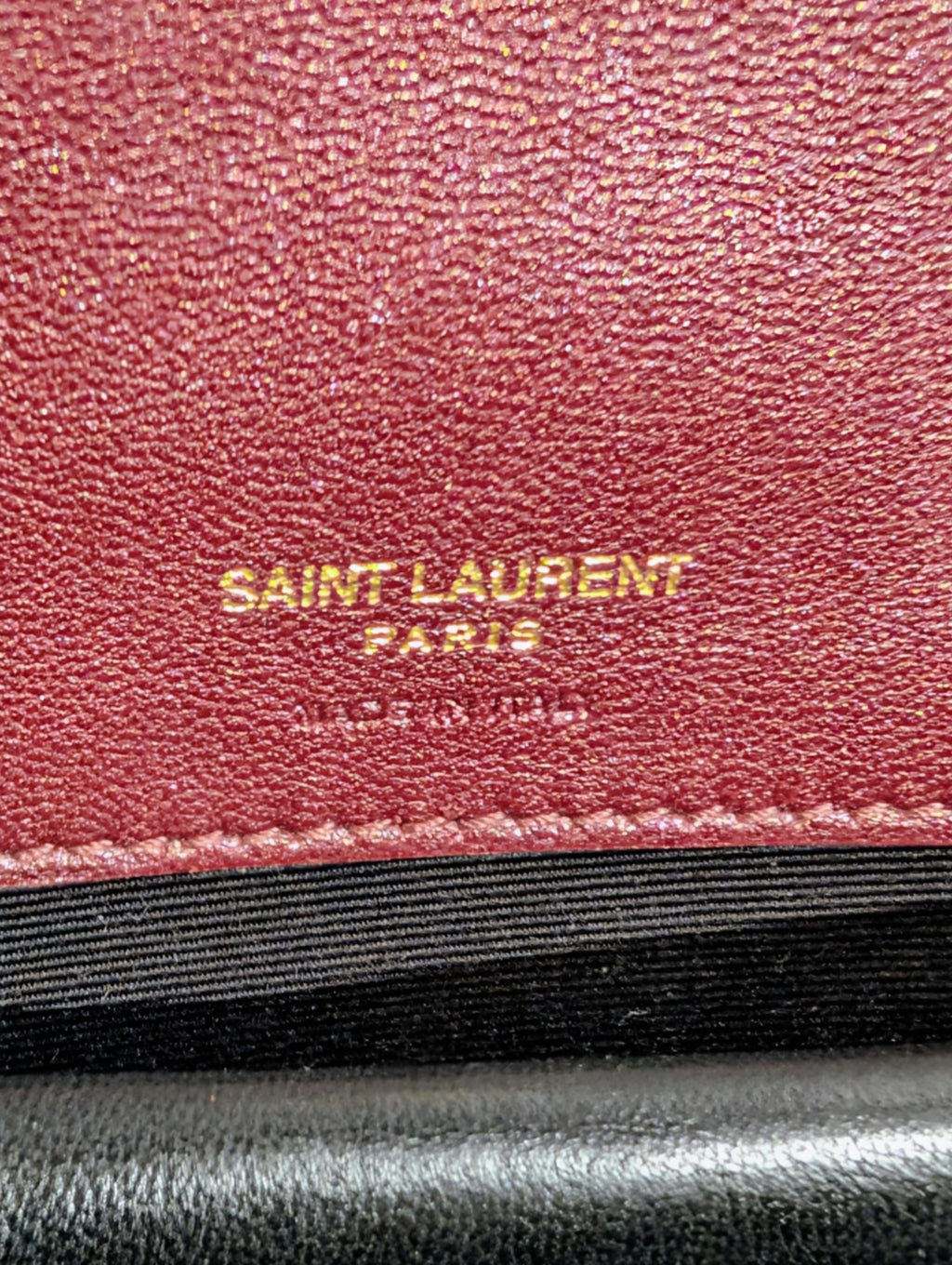 YSL Saint Laurent Burgundy "Puffer" Quilted Loulou Shoulder Bag Collection