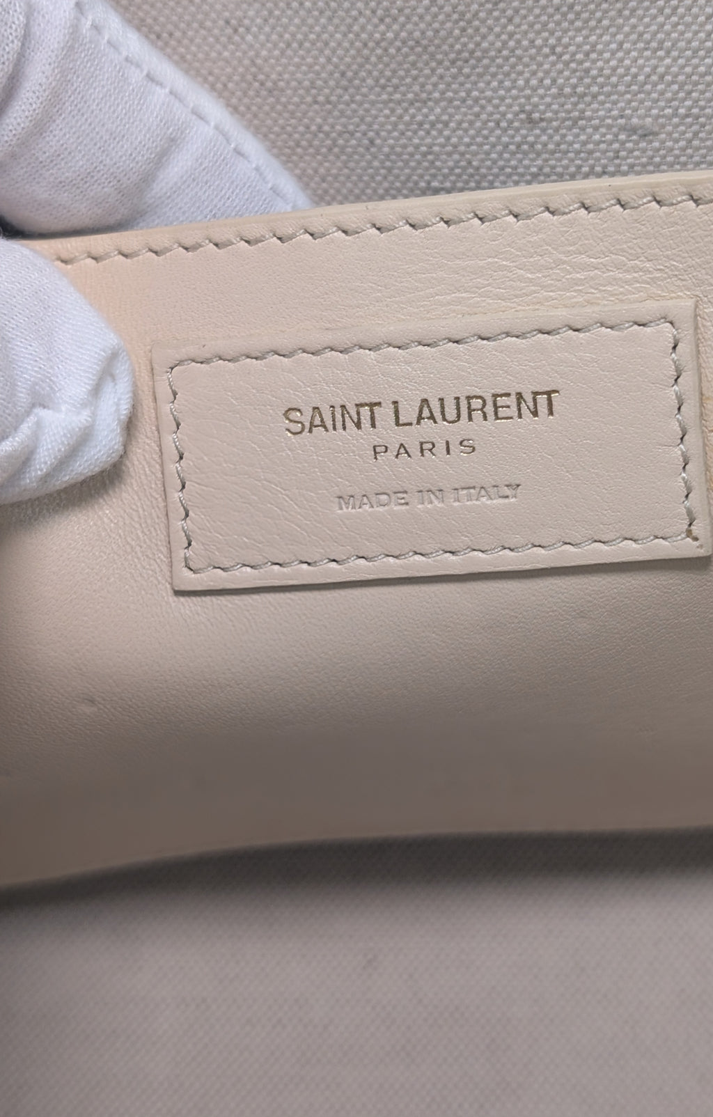 YSL Saint Laurent Light Brown Raffia Crochet Caba Tote Bag with Antiqued Gold Hardware