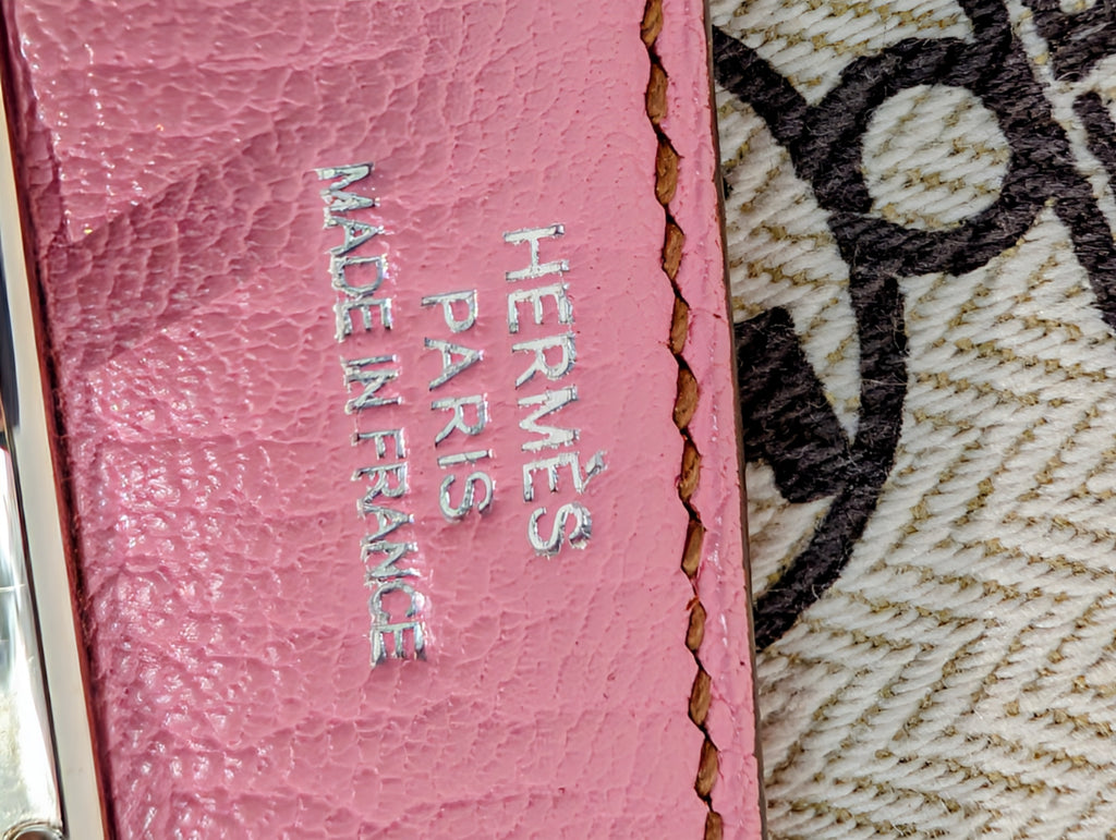 Hermes Pink Rose Kelly Compact Classique Wallet