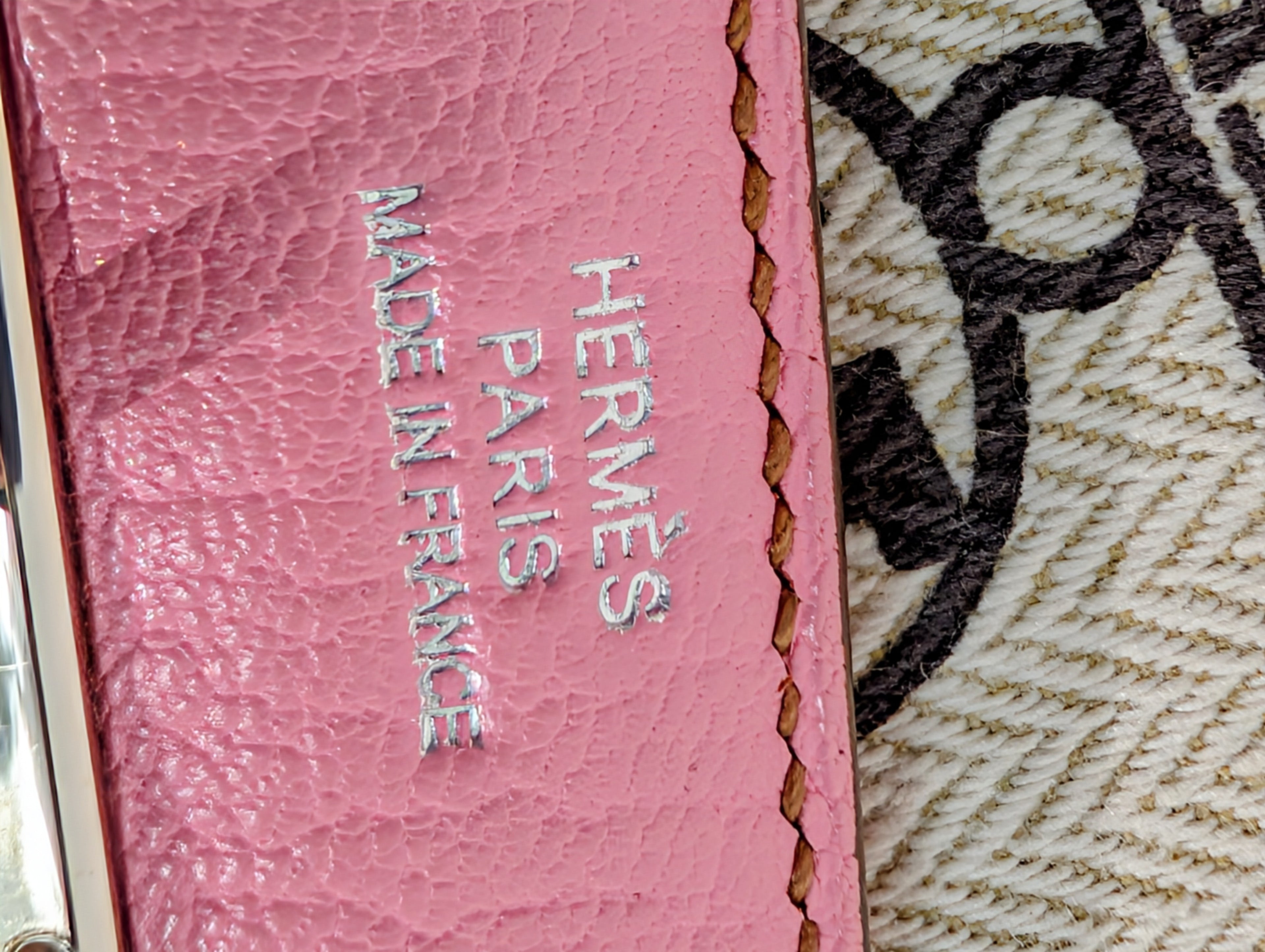 Hermes Pink Rose Kelly Compact Classique Wallet
