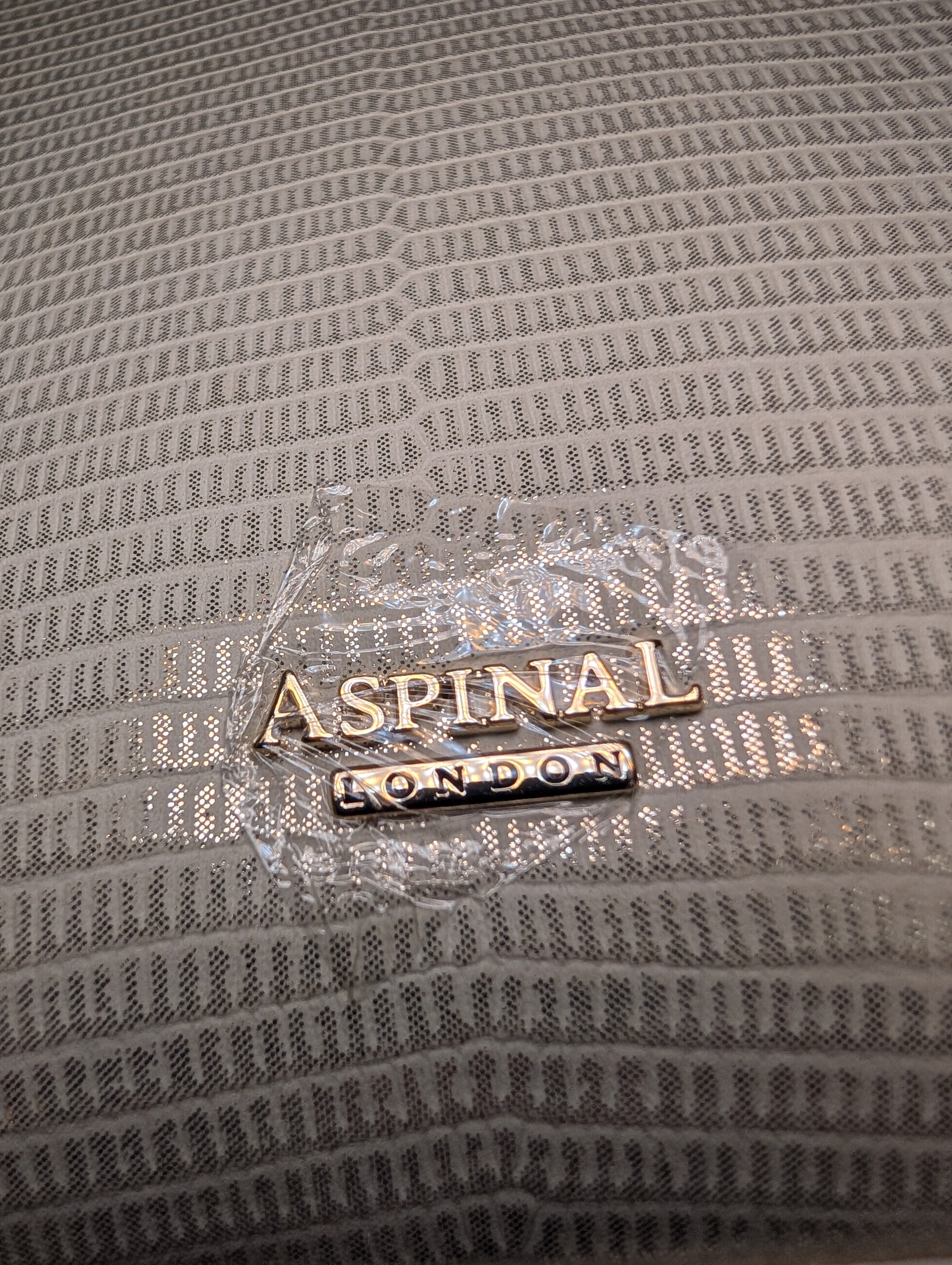 Aspinal of London Ivory White Lizard Embossed Calfskin Mini Mayfair Bag